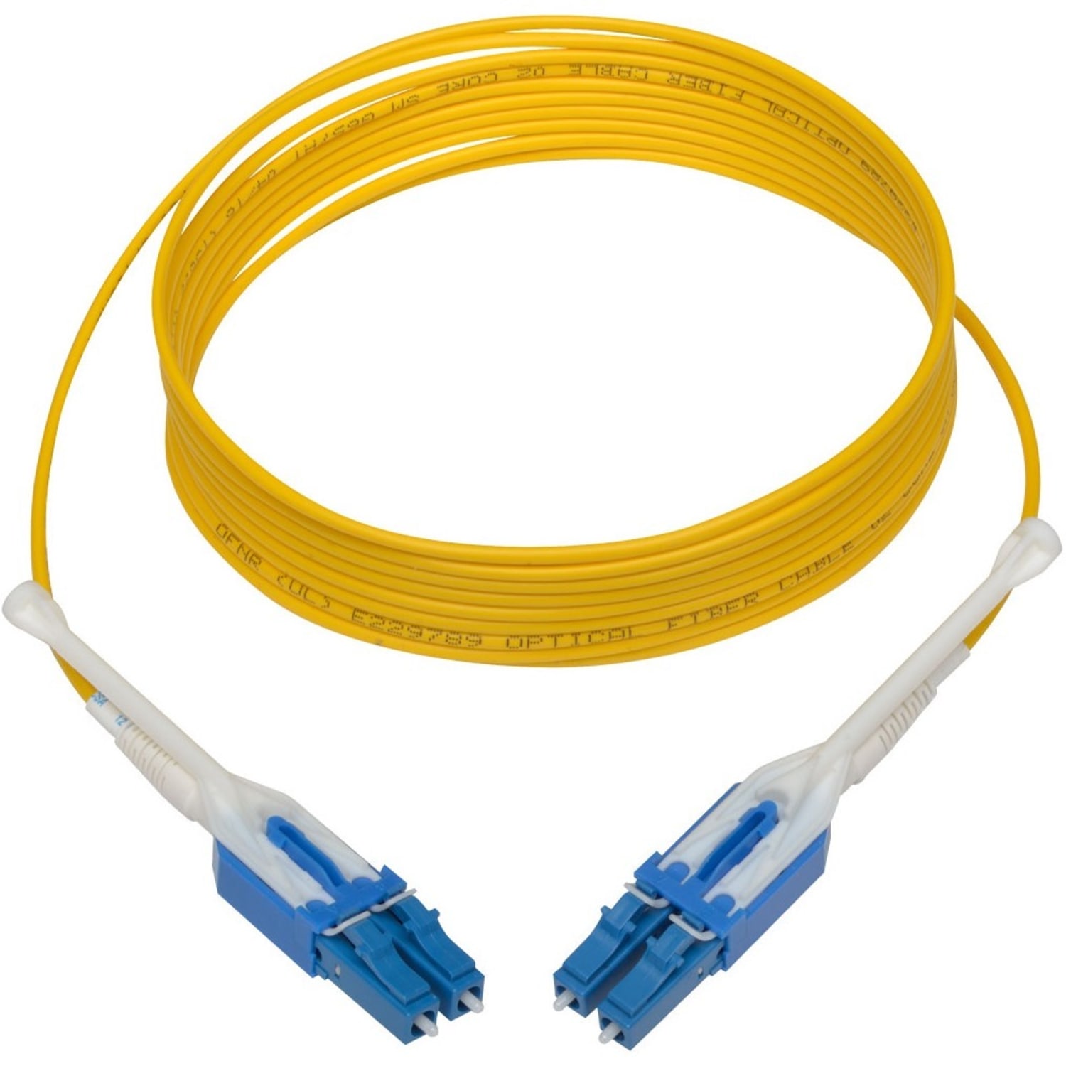 Eaton Tripp Lite Series Duplex Singlemode 9/125 Fiber Patch Cable (LC/LC), Push/Pull Tabs, 3 m (10 ft.) - Fiber Optic for Patch Panel, Switch, Network Device - 1.25 GB/s - Patch Cable - 9.84 ft - 2 x LC Male Network - 2 x LC Male Network - 9/125 µm - Image 3