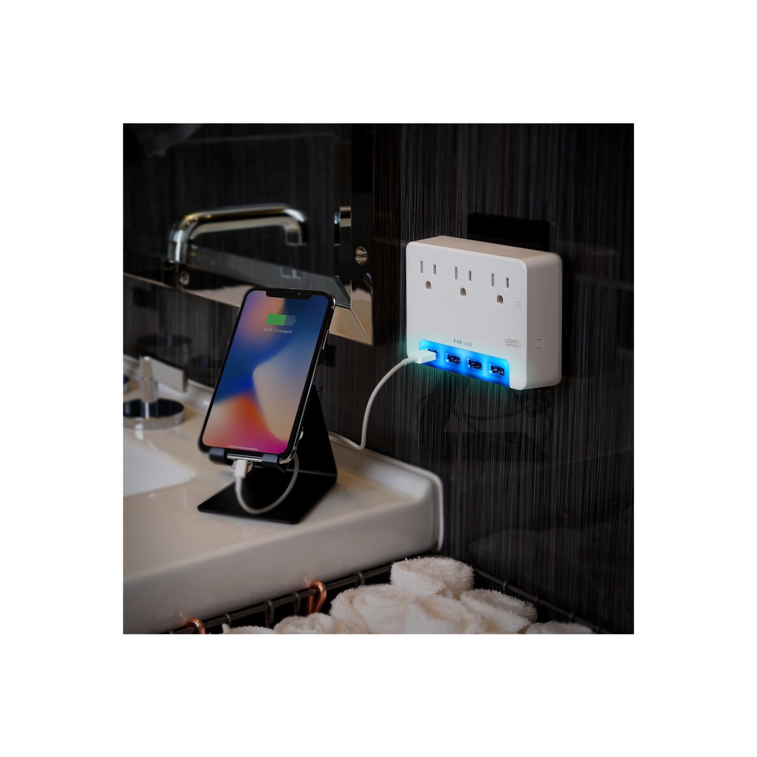 CyberPower Professional Series P3WUN - Surge protector - AC 125 V - output connectors: 3 - white - Image 5