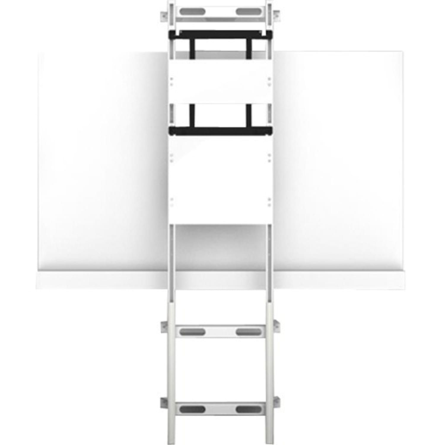 Viewsonic BalanceBox Steel Floor Mount For 55in Flat-Panel Displays, 92-15/16inH x 26inW x 11inD, Black - Image 3