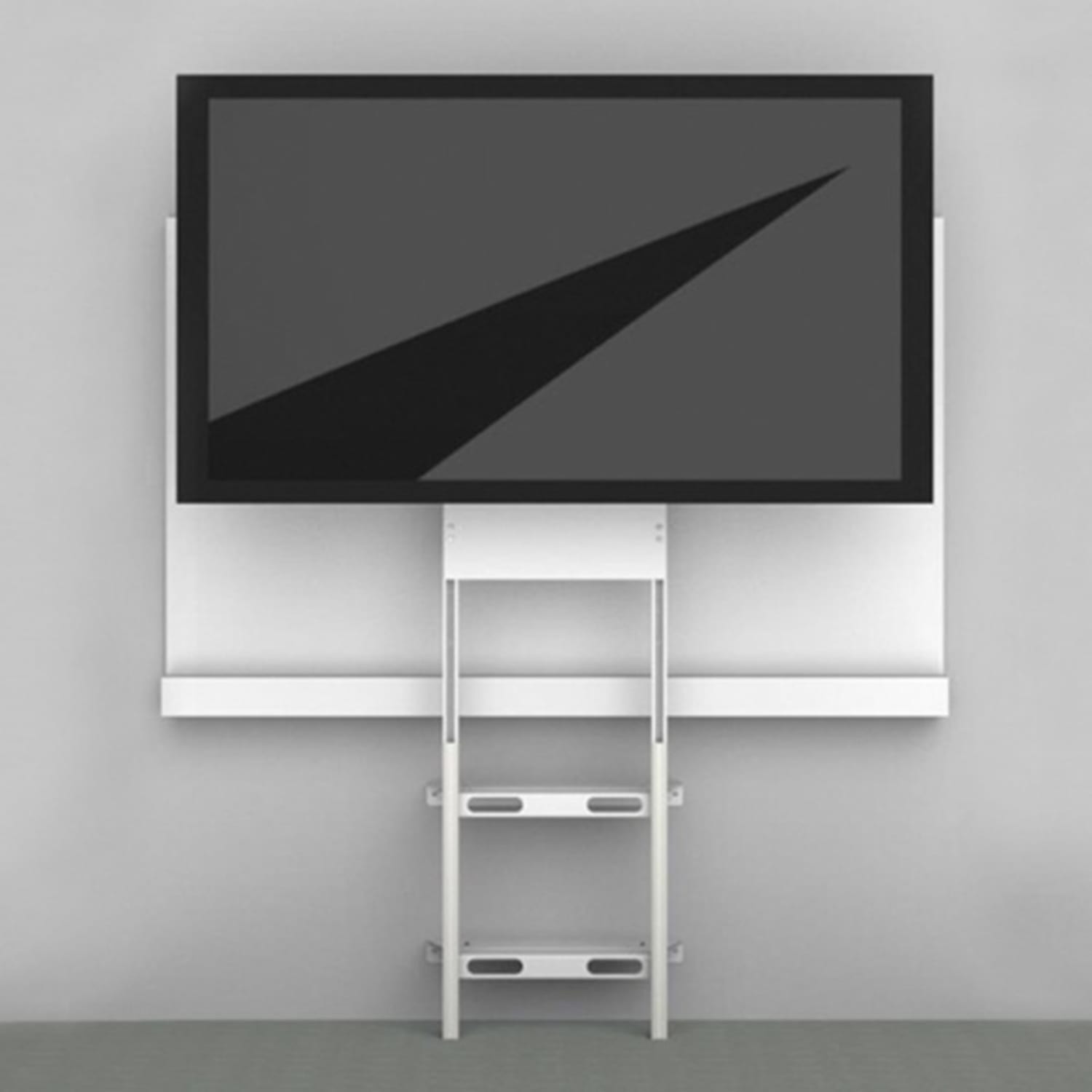 Viewsonic BalanceBox Steel Floor Mount For 55in Flat-Panel Displays, 92-15/16inH x 26inW x 11inD, Black - Image 4