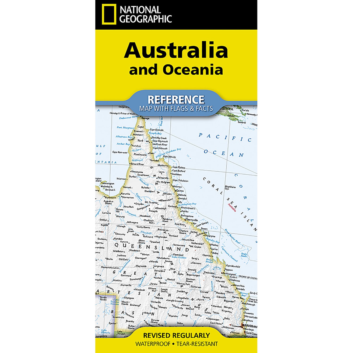 National Geographic Continents Of the World Flags & Facts Map Pack Bundle, Folded: 4.25in x 9.25in, Flat: 25.25in x 18.5in - Image 5