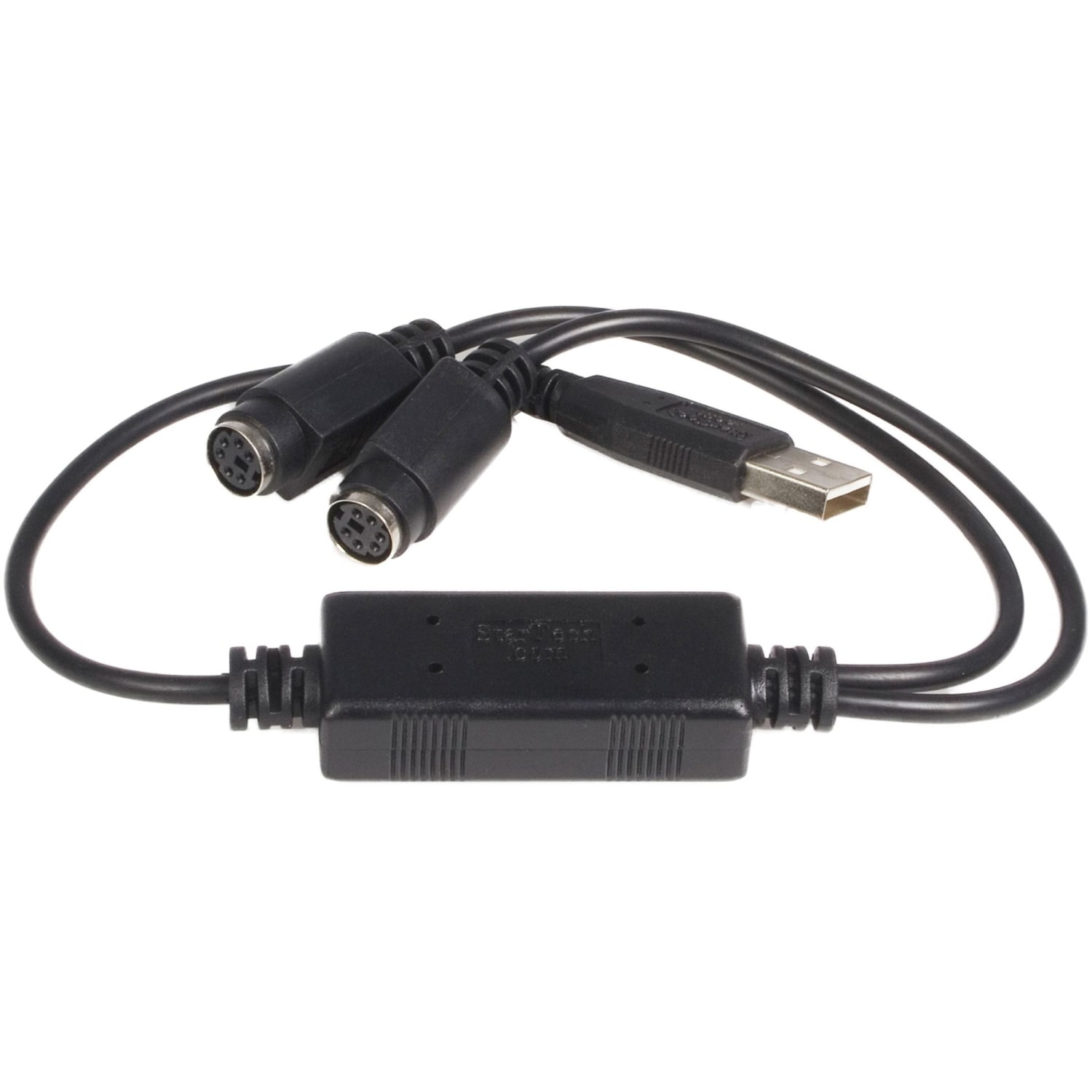 StarTech.com USB to PS/2 Adapter - Keyboard and Mouse - Convert a PS/2 keyboard and mouse to a single USB interface - USBPS2PC