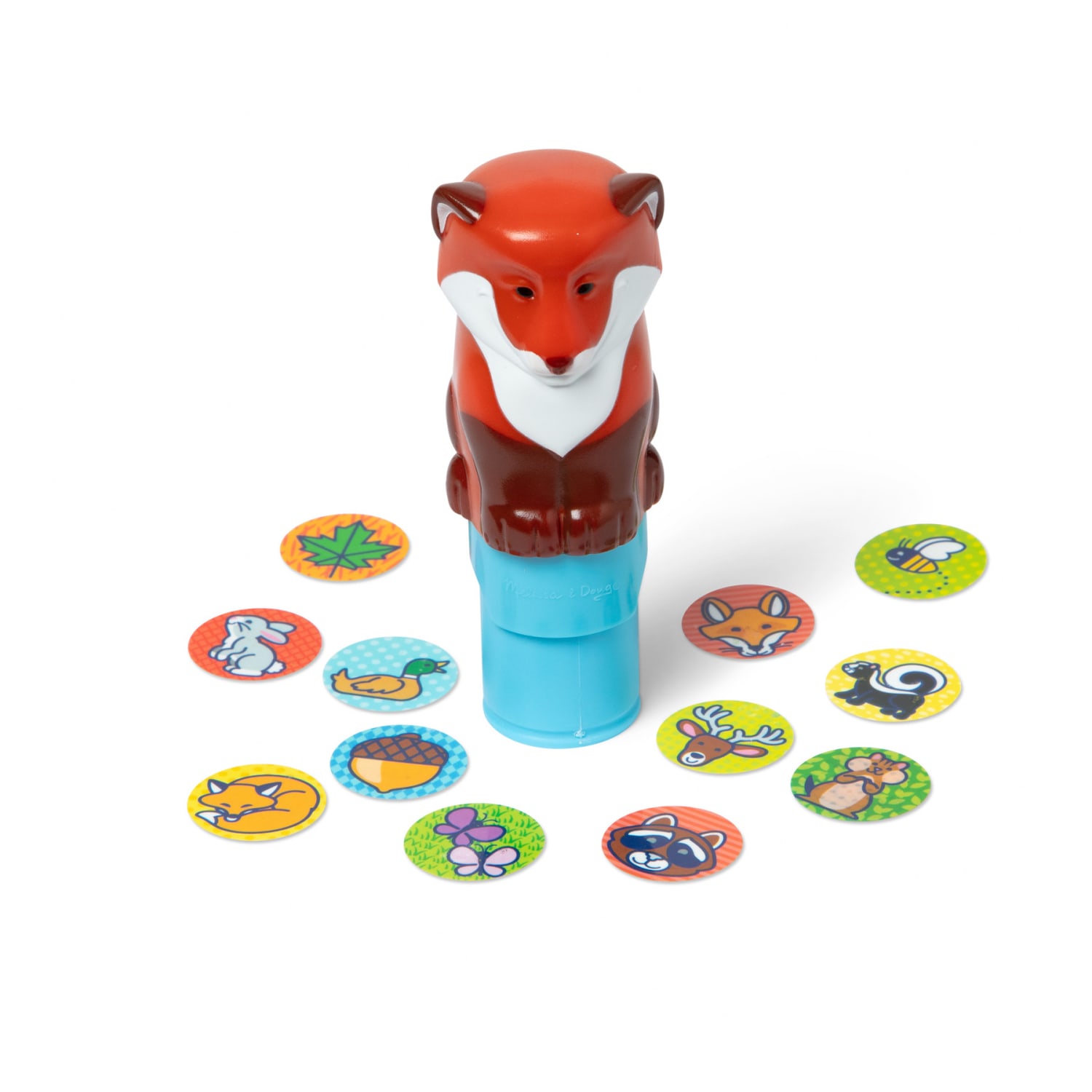Melissa & Doug Sticker WOW! Activity Pad & Sticker Stamper, Fox, 300 Stickers Per Set, 2 Sets - Image 4