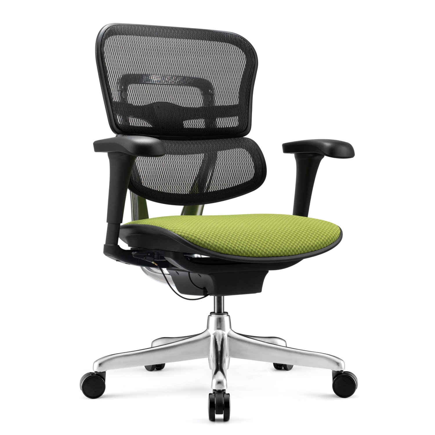 WorkPro 12000 V2 Series Ergonomic Mesh/Fabric High-Back Office Chair, Lime/Black, BIFMA Compliant - Image 3