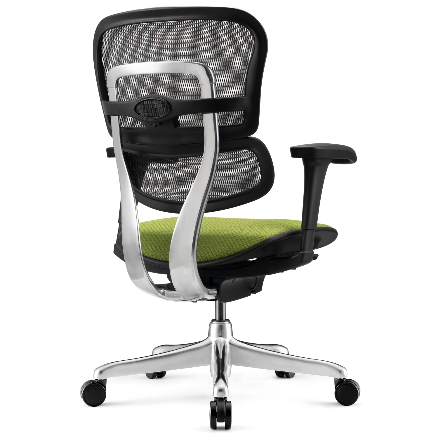 WorkPro 12000 V2 Series Ergonomic Mesh/Fabric High-Back Office Chair, Lime/Black, BIFMA Compliant - Image 6