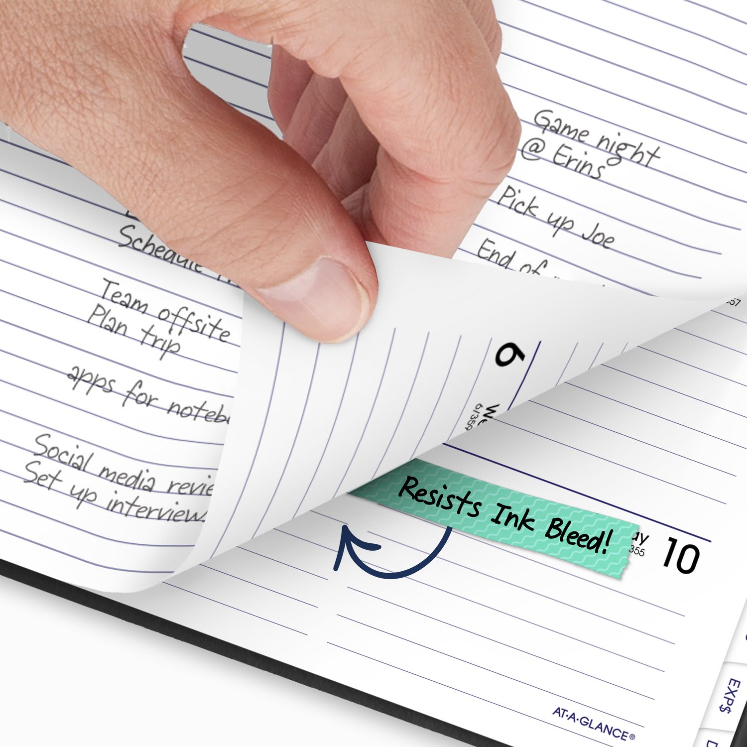 AT-A-GLANCE DayMinder Executive 2027 Weekly Monthly Refill for G545, Medium, 7in x 8 3/4in - Image 5