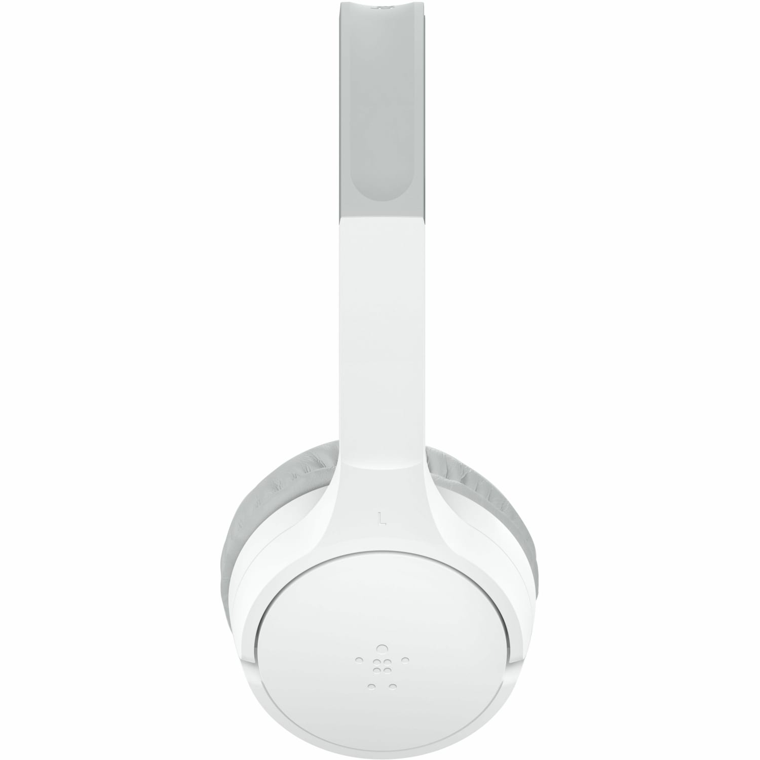 Belkin Wireless Bluetooth On-Ear Headphones for Kids w/ Mic, 85dB Limit, w/ USB-C Cable, Headset, White - Image 3