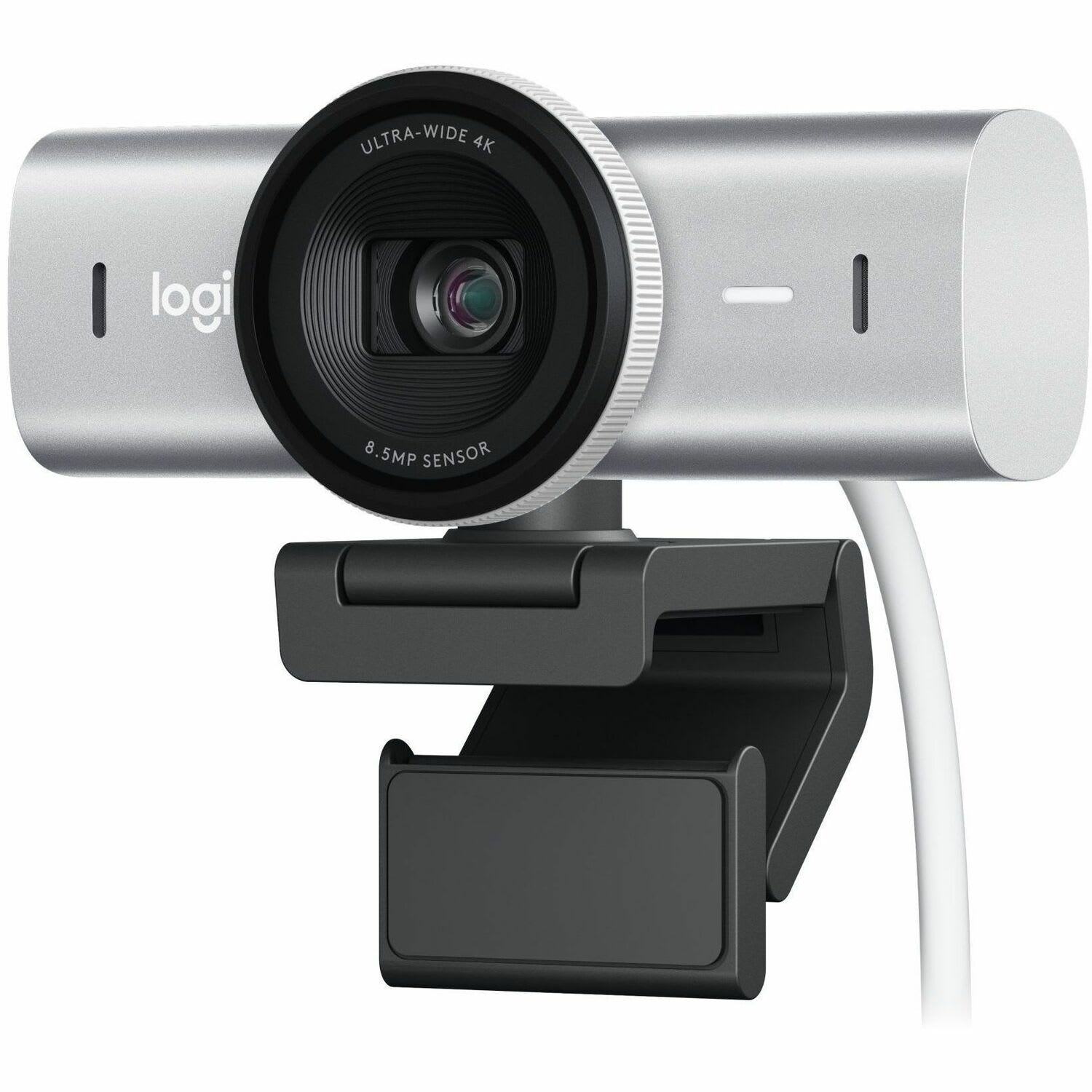 Logitech MX Brio Ultra HD 4K Collaboration and Streaming Webcam, 1080p at 60 FPS, Dual Noise Reducing Mics, Show Mode, US - 960001550