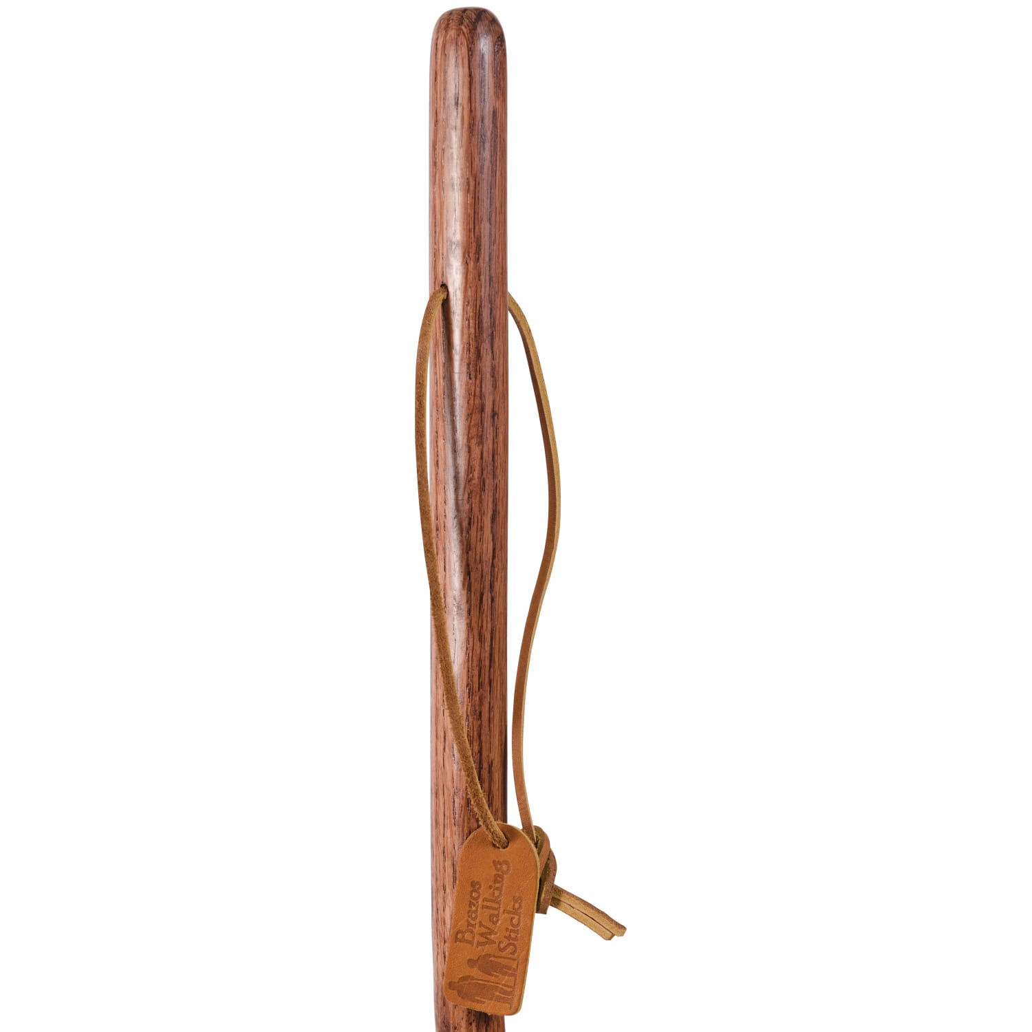 Brazos Walking Sticks Twisted Oak Wood Walking Stick, 55in, Red - Image 3