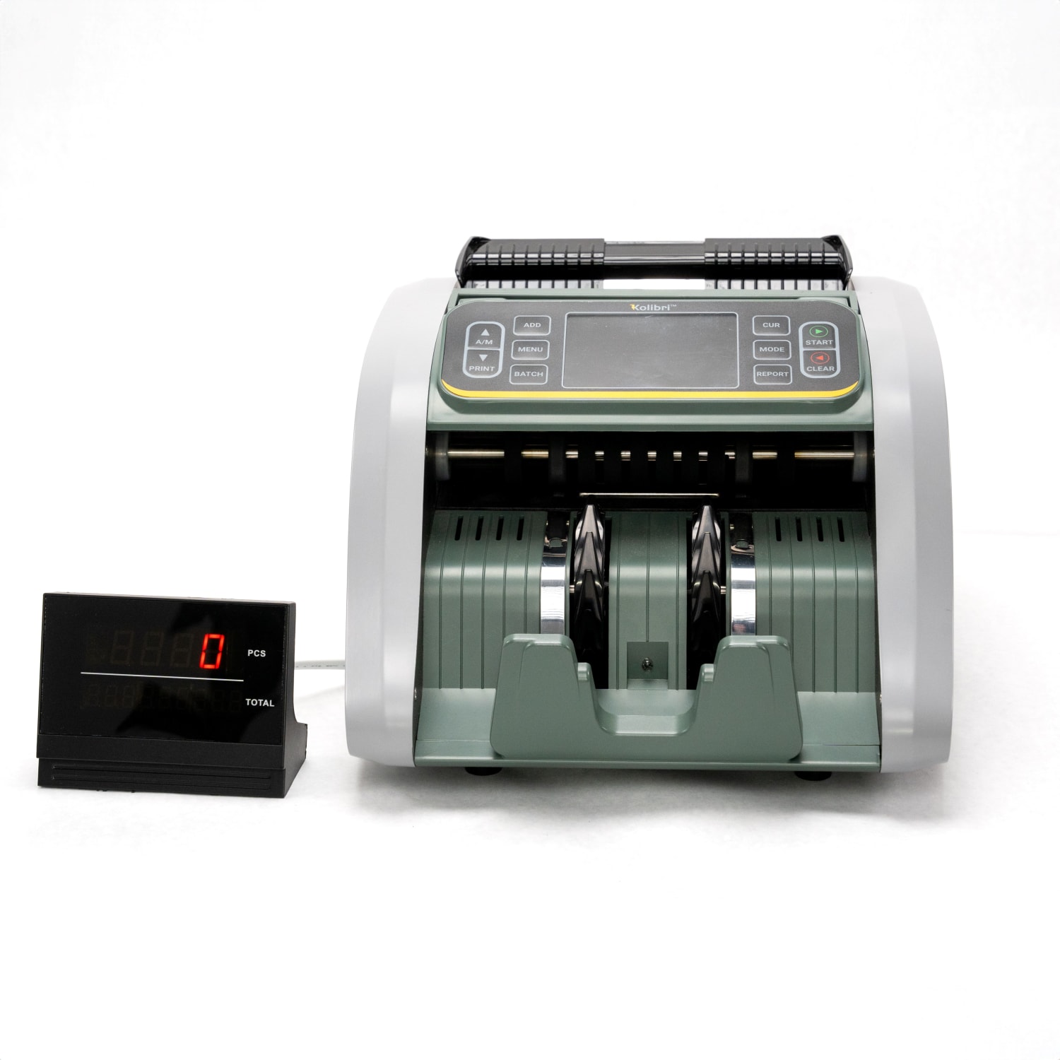 Kolibri KBR-500 Mixed Bill Counter With Advanced Counterfeit Detection And Multi Currency, 9inH x 14-5/16inW x 13inD - Image 3