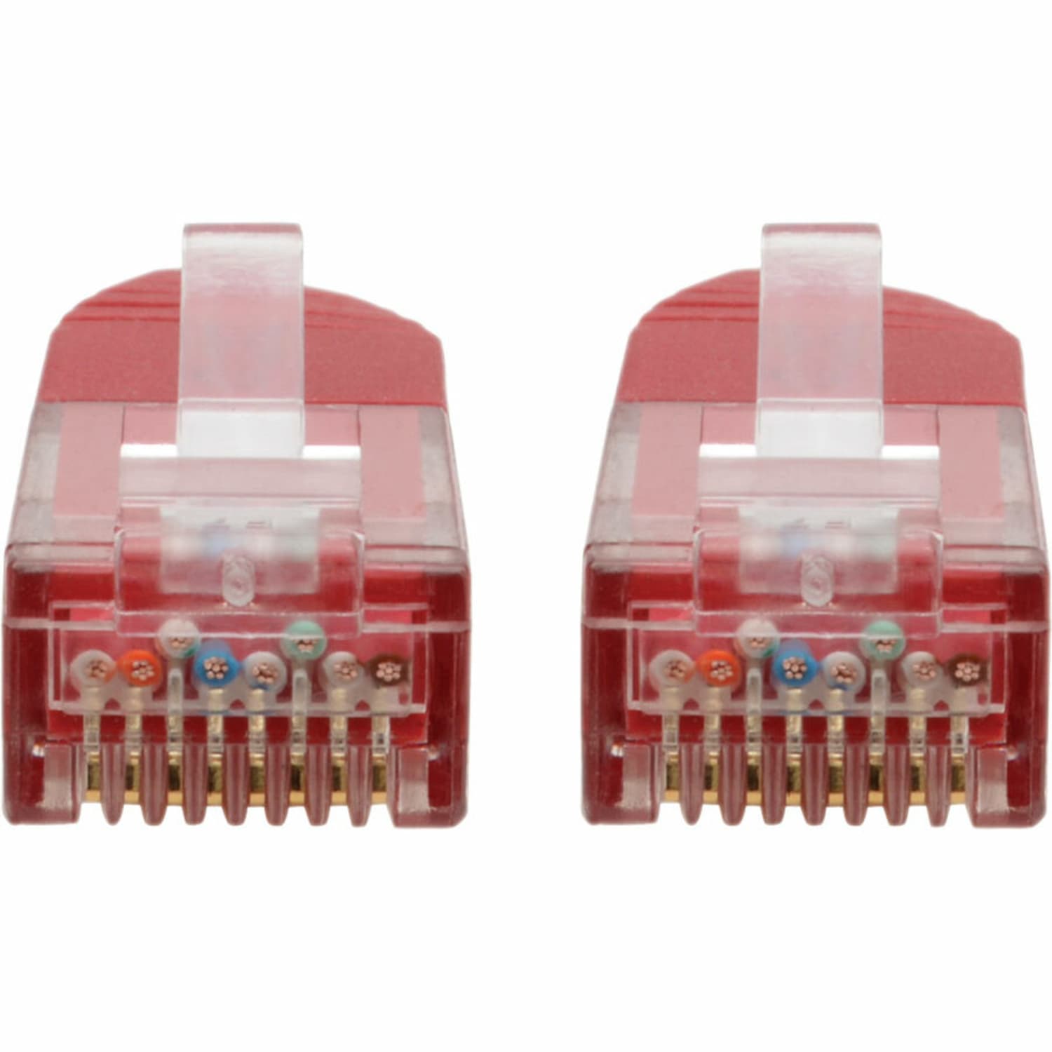 Tripp Lite Cat6 Cat5e Gigabit Molded Patch Cable RJ45 M/M 550MHz Red 15ft - 128 MB/s - 15 ft - Red - Image 4