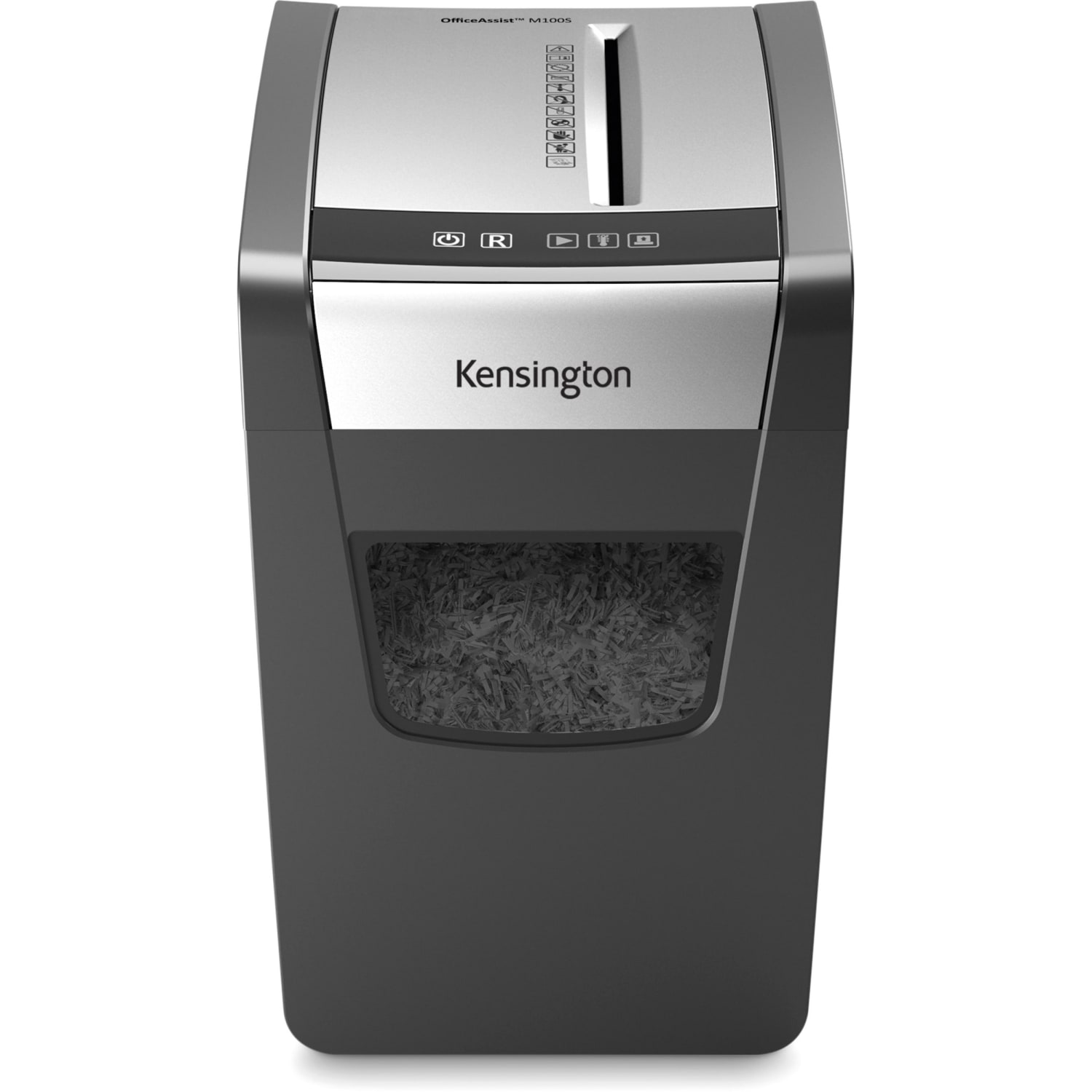 Kensington OfficeAssist Shredder M100S Anti-Jam Cross Cut - Non-continuous Shredder - Cross Cut - 10 Per Pass -  - K52076AM