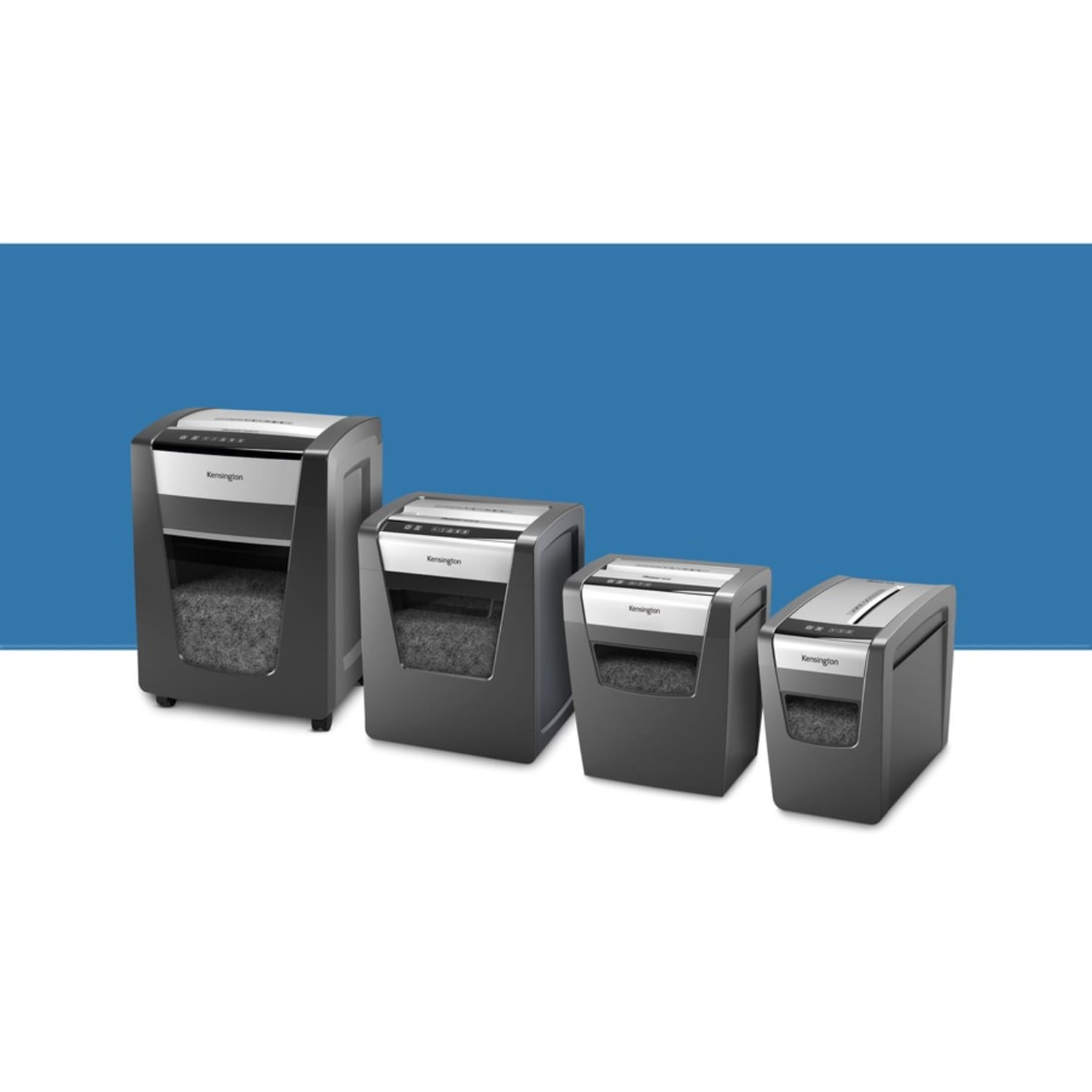 Kensington OfficeAssist Shredder M100S Anti-Jam Cross Cut - Non-continuous Shredder - Cross Cut - 10 Per Pass -  - K52076AM - Image 6