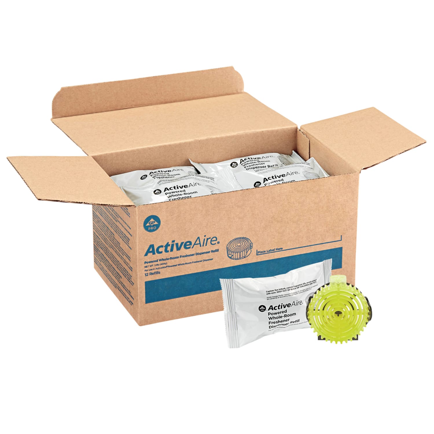 ActiveAire by GP PRO Powered Whole-Room Freshener Dispenser Refills, Citrus, Case of 12 Unit - Image 3
