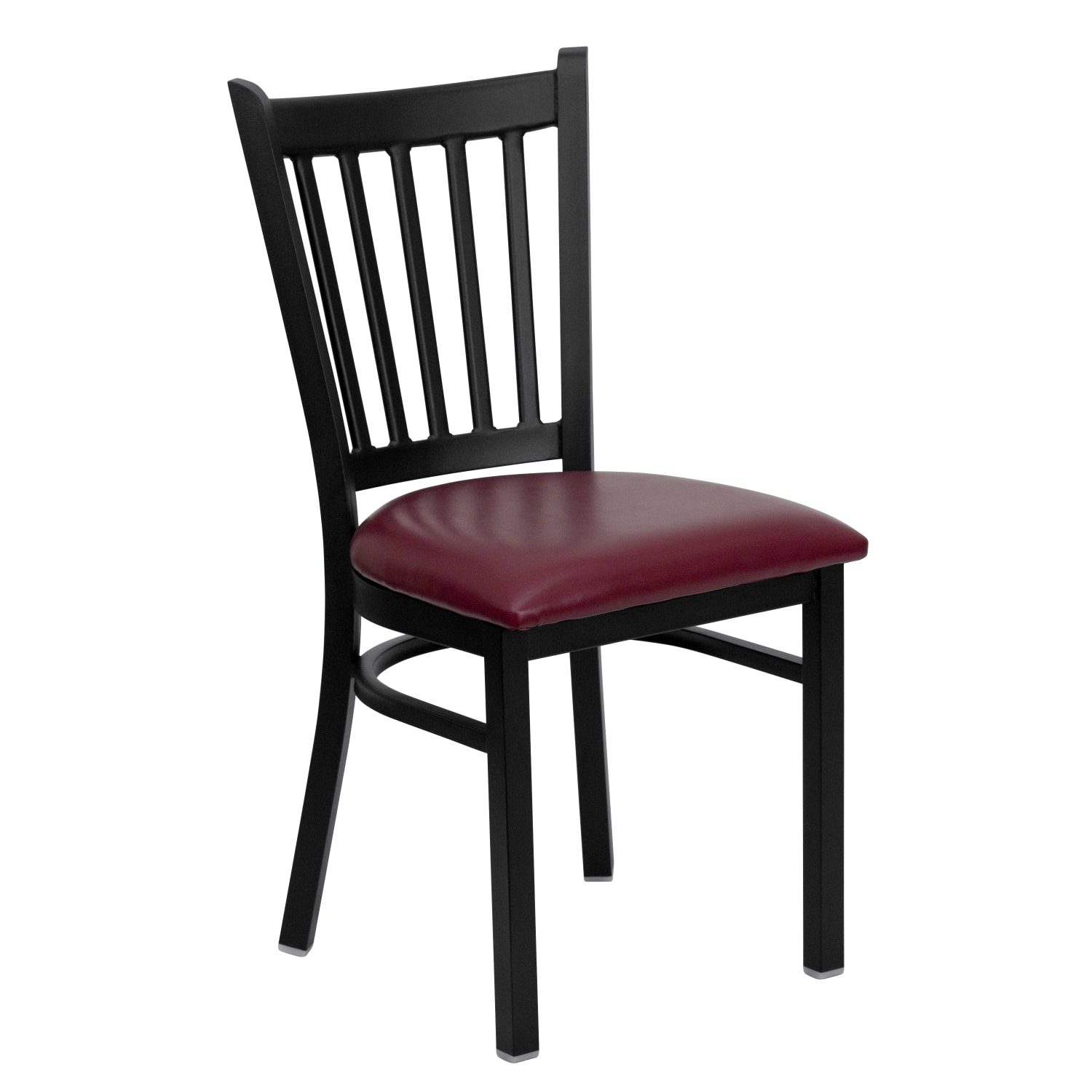 Flash Furniture Vertical Back Restaurant Accent Chair Burgundy SeatBlack Frame PopularChairscom Flash Furniture Vertical Back Restaurant Accent Chair Burgundy SeatBlack Frame PopularChairscom