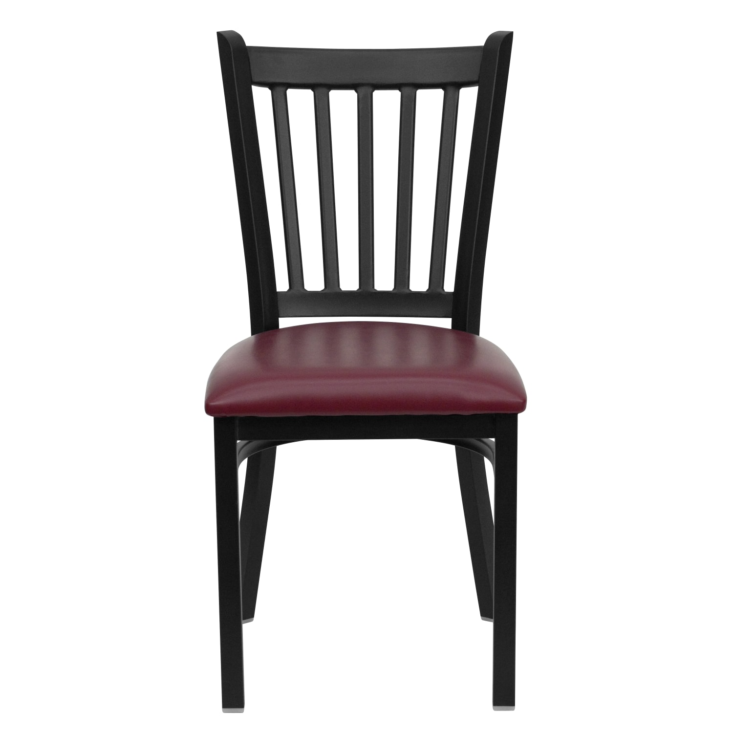 Flash Furniture Vertical Back Restaurant Accent Chair Burgundy SeatBlack Frame PopularChairscom Flash Furniture Vertical Back Restaurant Accent Chair Burgundy SeatBlack Frame PopularChairscom