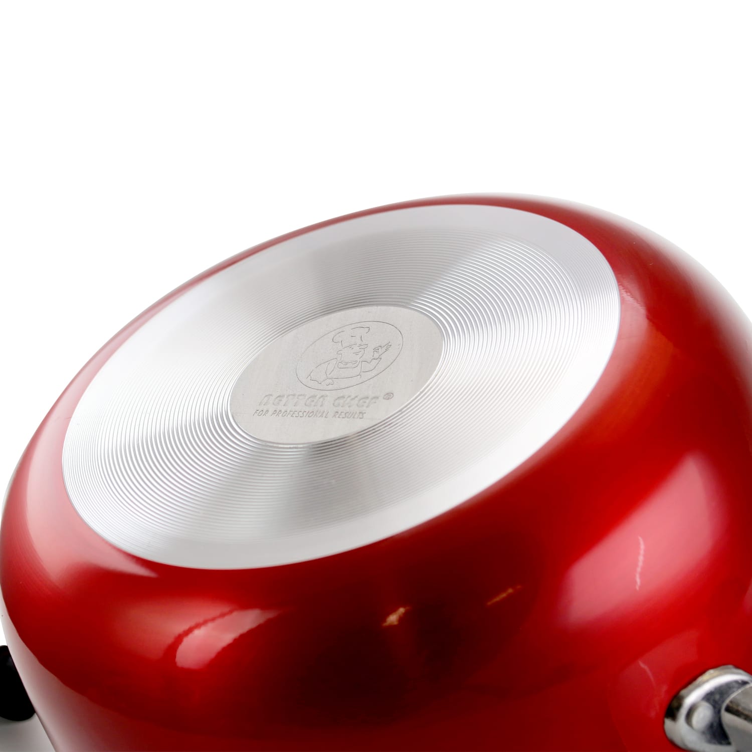 Better Chef 3-Quart Aluminum Non-Stick Dutch Oven, Red - Image 5