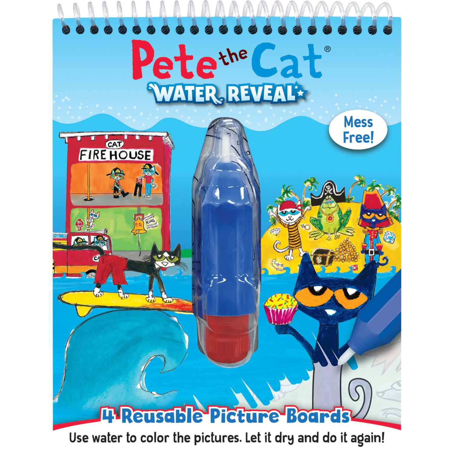 Teacher Created Resources Water Reveal Books, Pete The Cat, Bundle Of 6 Sets - Image 4
