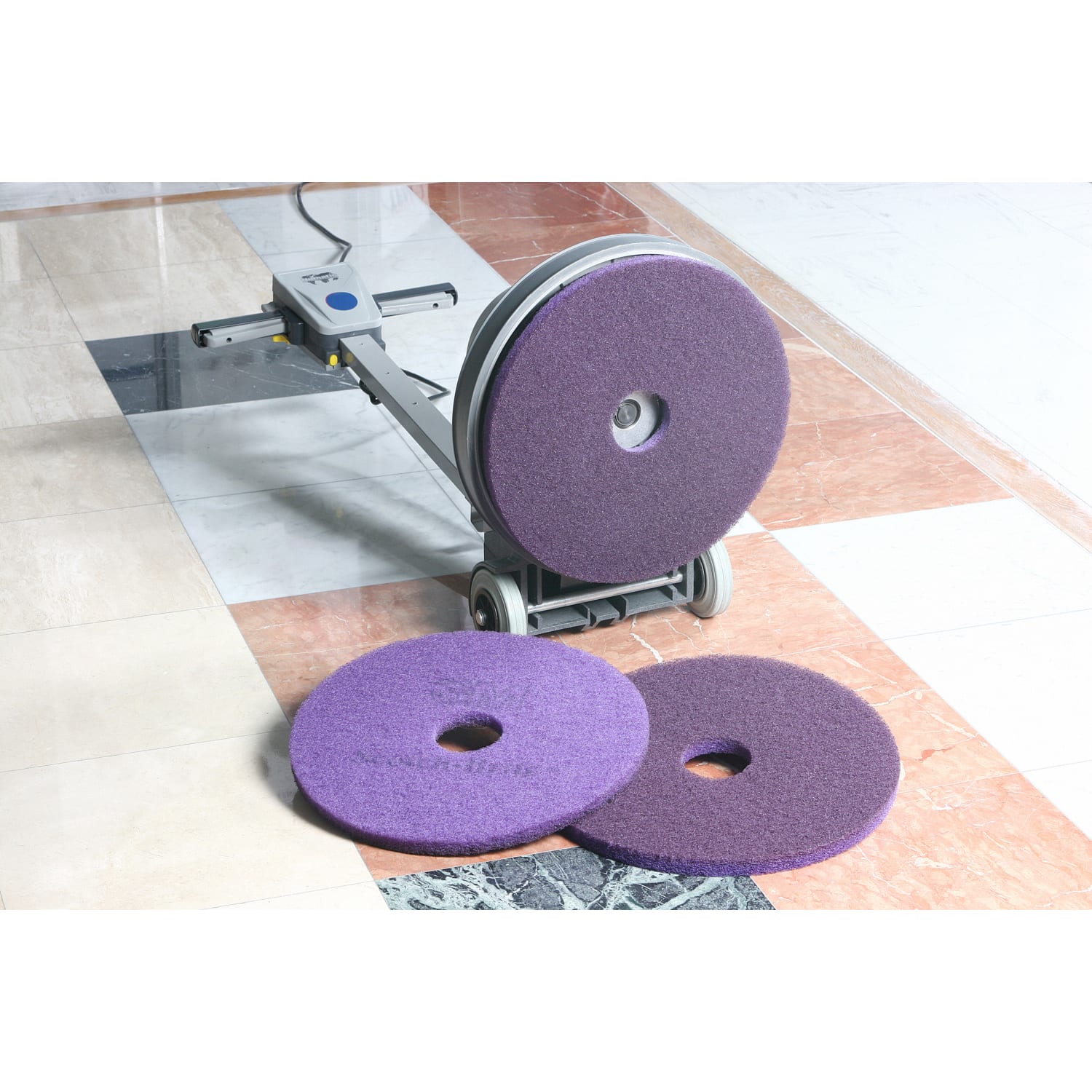 Scotch-Brite Diamond Floor Pads Plus, 17in, Purple, Pack Of 5 Pads - Image 3