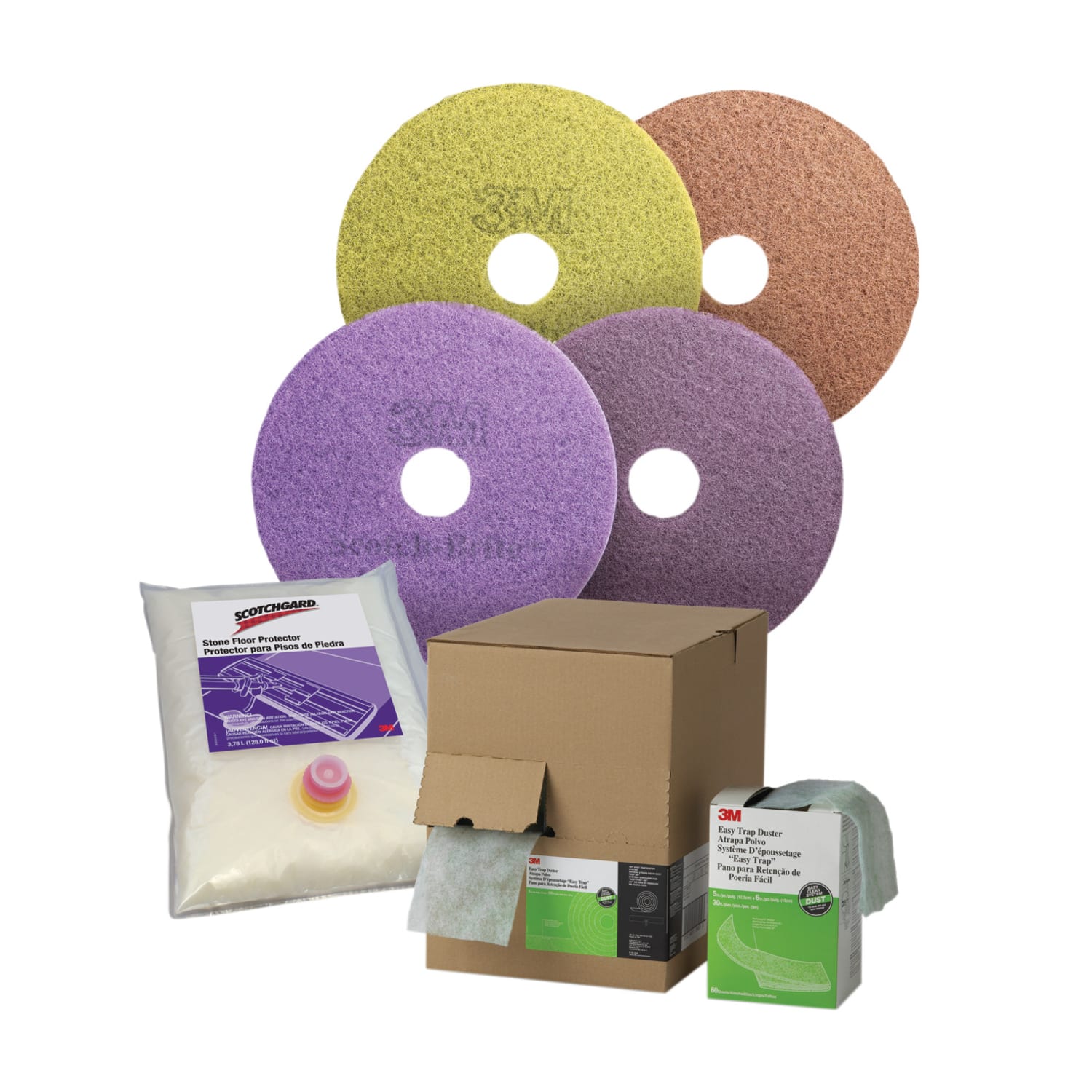 Scotch-Brite Diamond Floor Pads Plus, 17in, Purple, Pack Of 5 Pads - Image 5