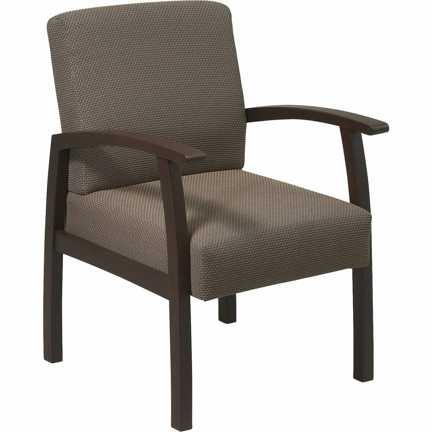 Lorell Deluxe Guest Chair TaupeEspresso PopularChairscom Lorell Deluxe Guest Chair TaupeEspresso PopularChairscom
