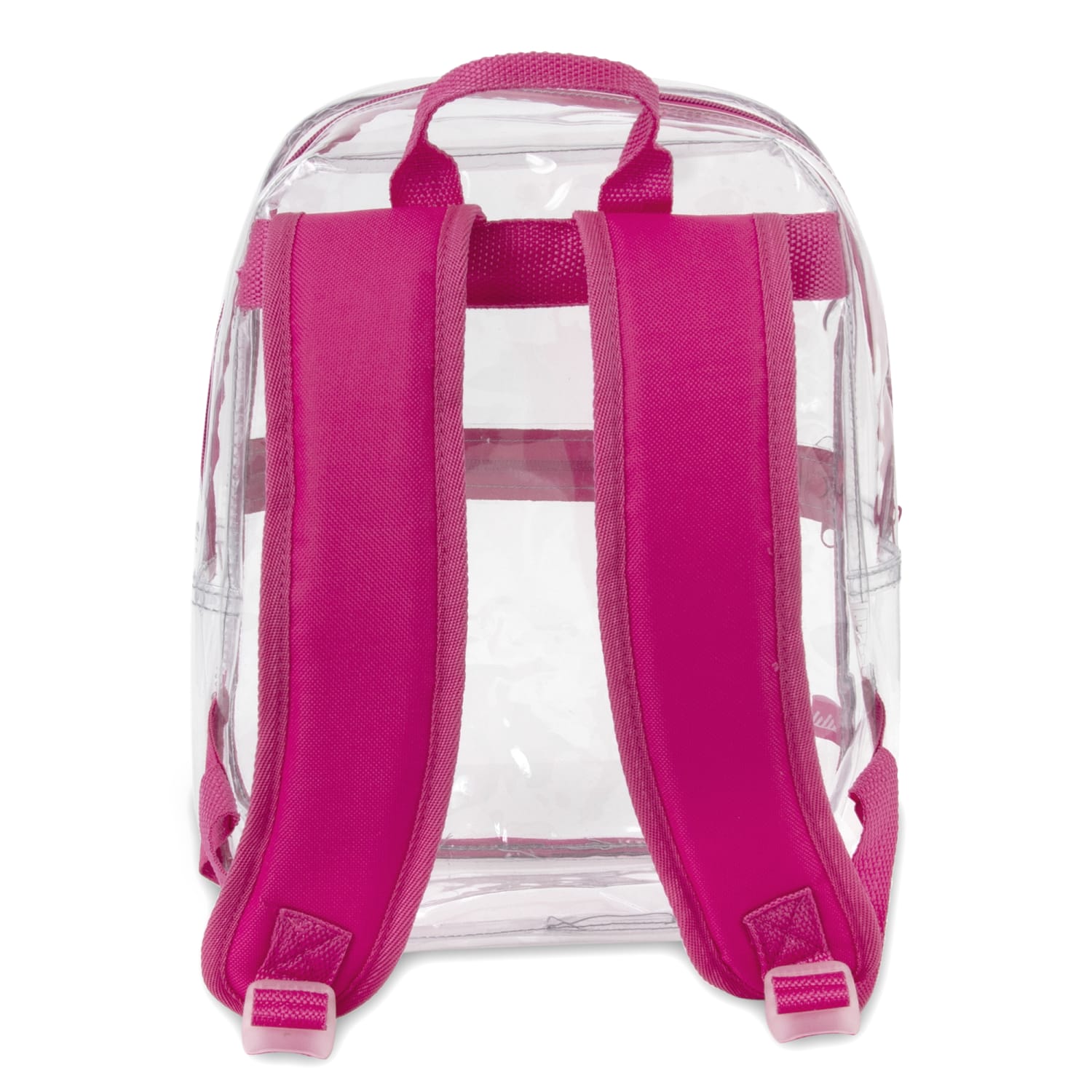 Trailmaker Mini Stadium Approved Backpack, 12inH x 10inW x 4inD, Clear/Pink - Image 6