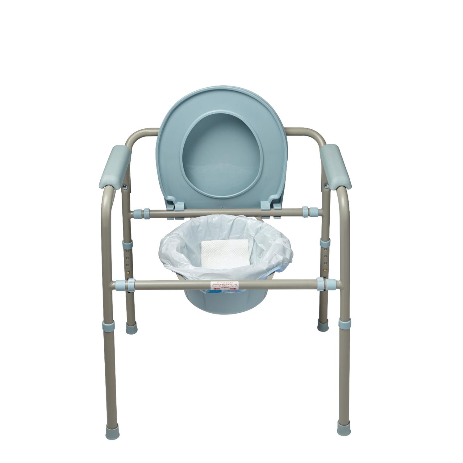 Medline Commode Liners, White, Case Of 6 Boxes - Image 3