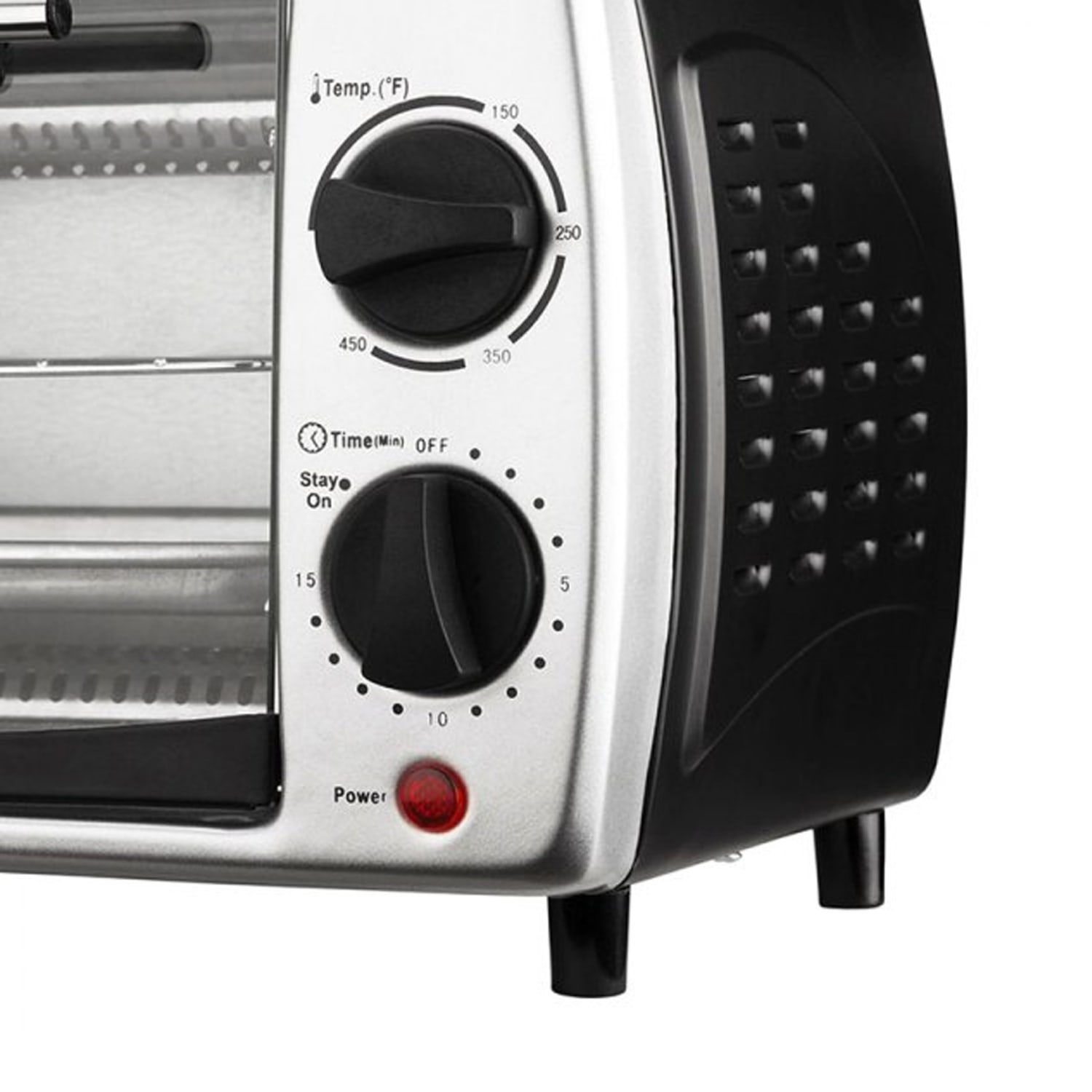 Brentwood 4-Slice Toaster Oven Broiler, Black - Image 4