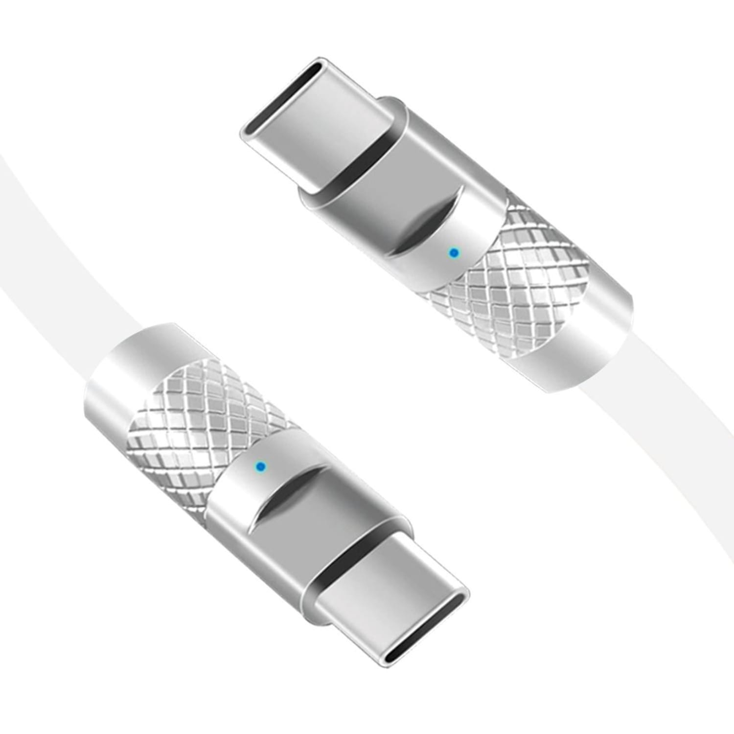 Statik TSumoCharge 100W USB-C To USB-C Charging Cable, White, PUP-0126-WHT-CC - Image 3