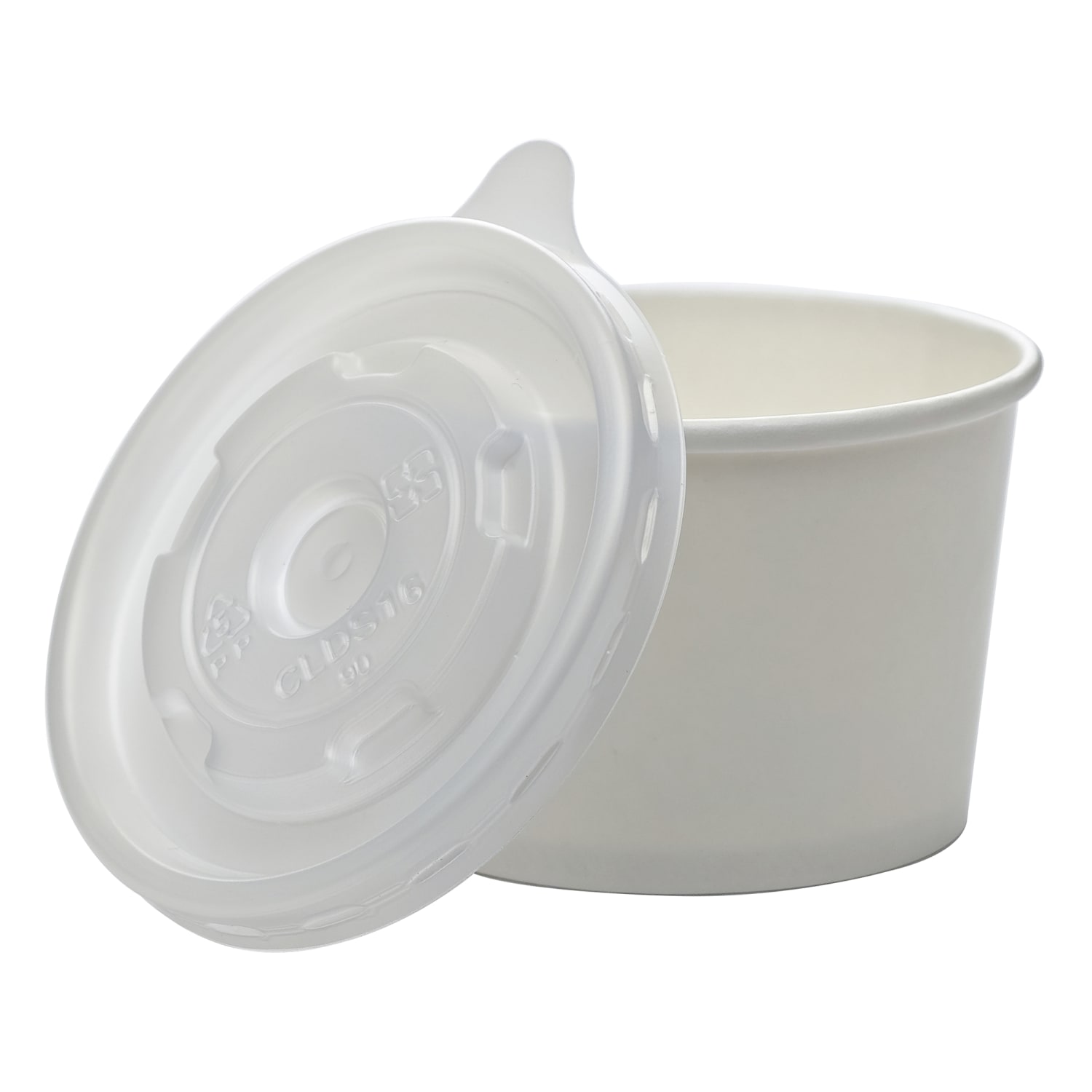 Highmark Paper Soup Cups With Lids, 8 oz, White, Case Of 250 - Image 5