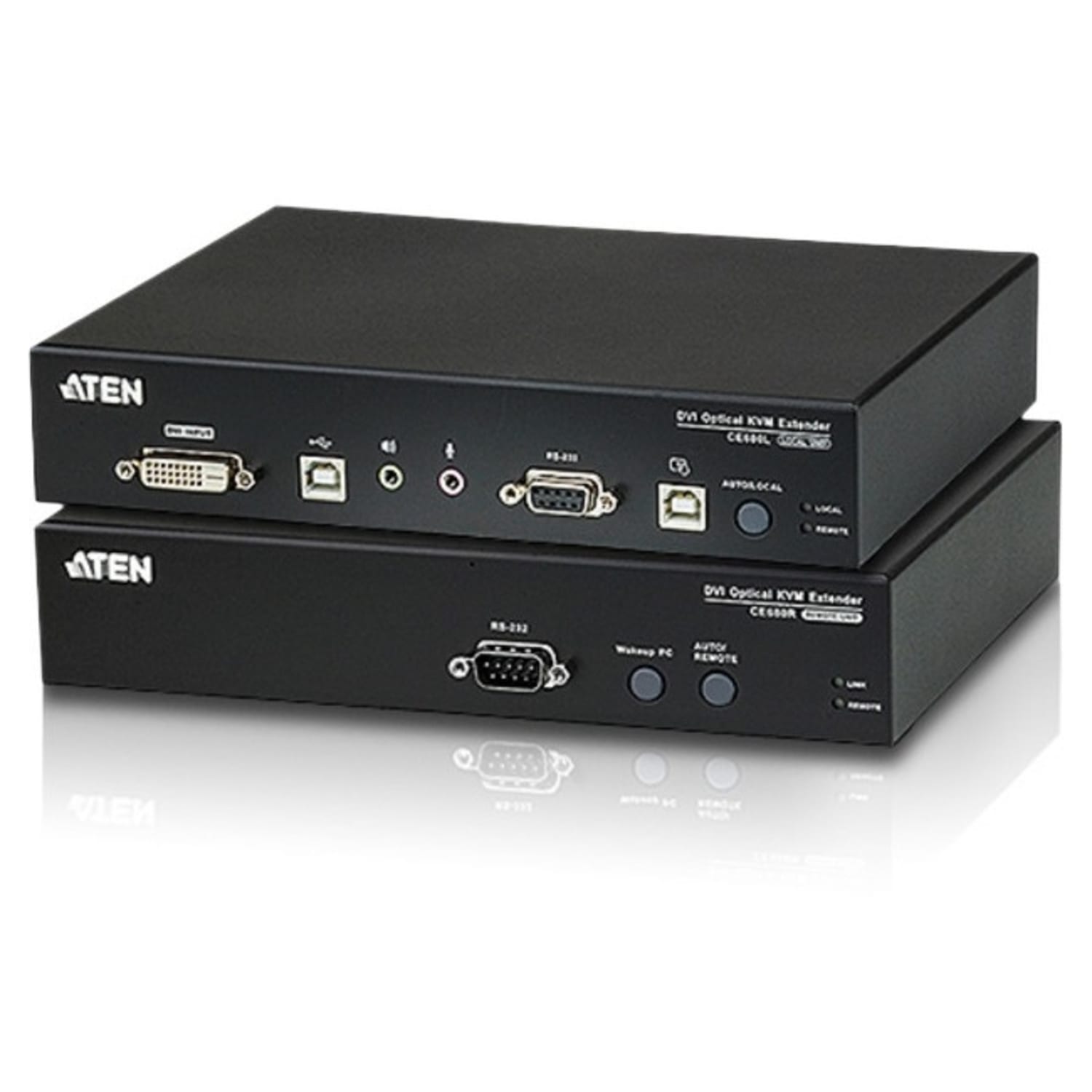 ATEN DVI Optical KVM Extender-TAA Compliant - 1 Computer(s) - 1 Local User(s) - 1 Remote User(s) - 1968.50 ft Range - CE680 - Image 4