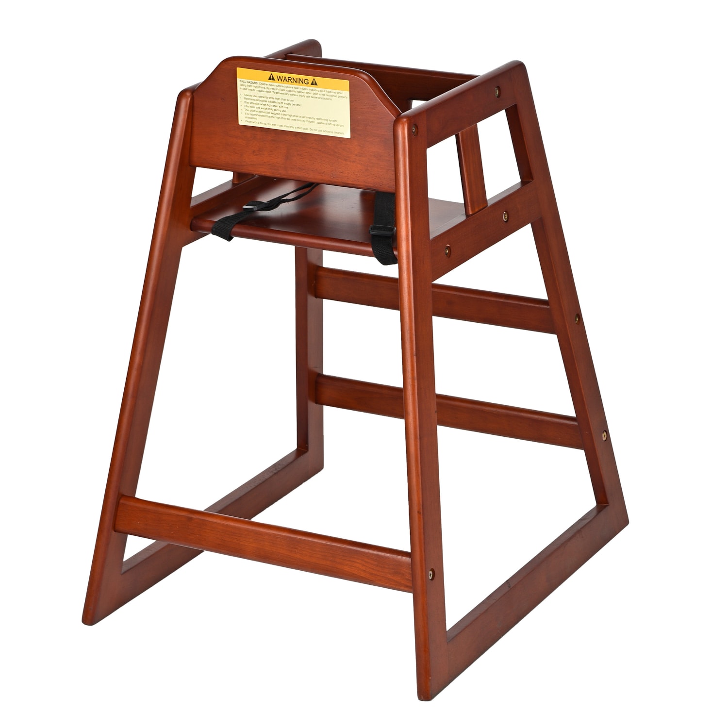 Alpine Industries Stackable Baby High Chair, Mahogany - Image 4