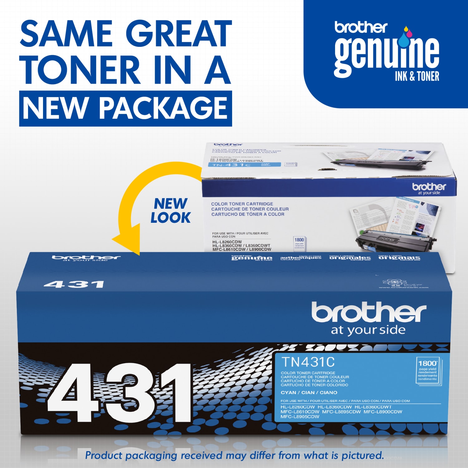 Brother TN-431 Cyan Toner Cartridge, TN-431C - Image 4