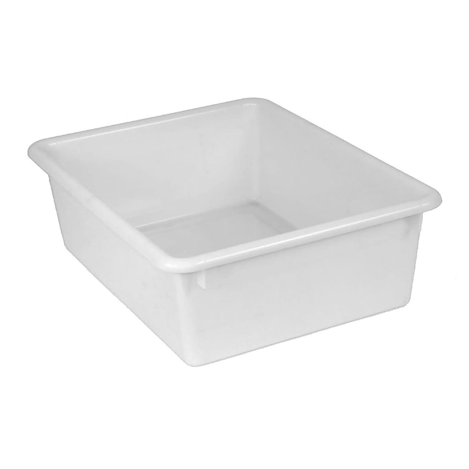 Romanoff Products Double Stowaway Trays, 5-1/2inH x 13-1/2inW x 16inD, White, Pack Of 3 Trays - Image 3