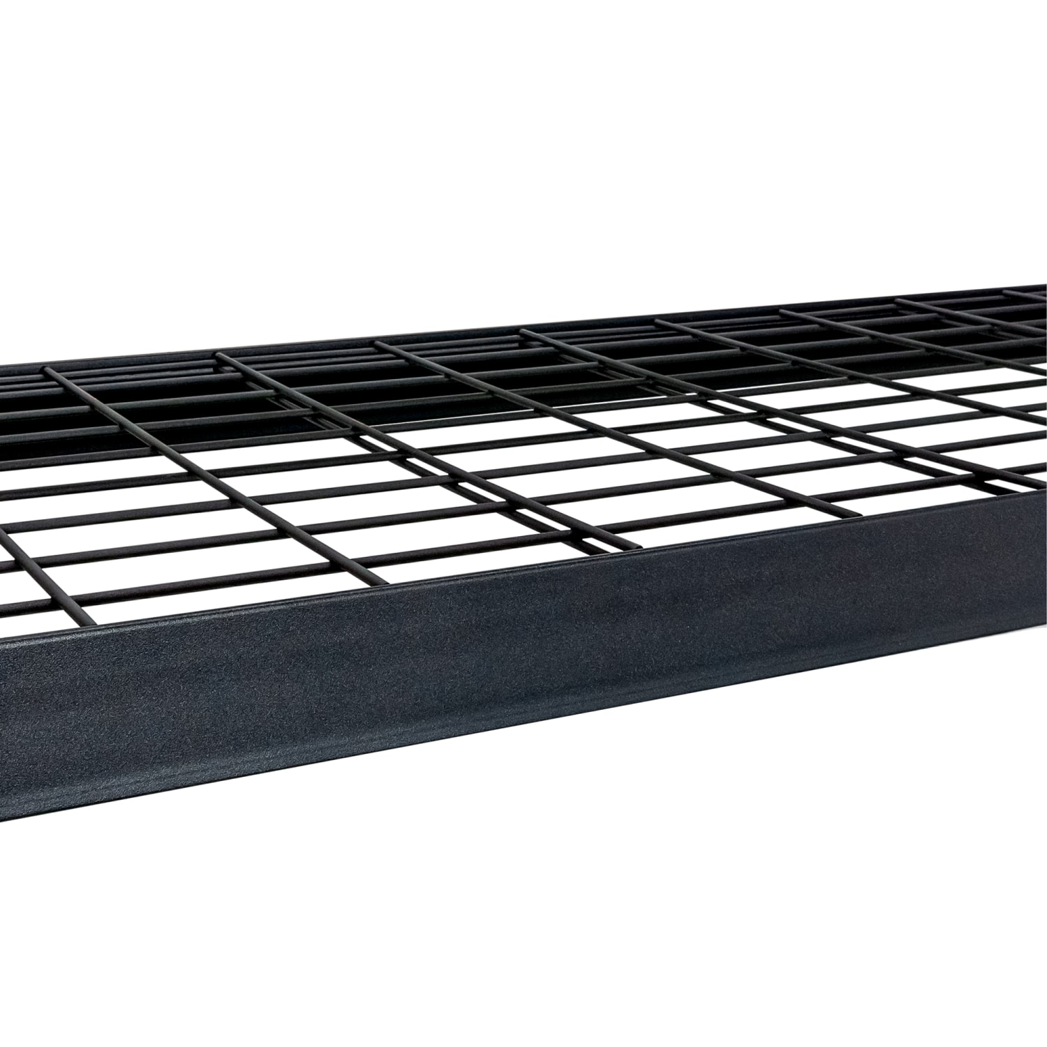 Edsal Muscle Rack Heavy Duty Boltless Steel Shelving Unit With Wire Decking, 5-Shelf, 72inH x 36inW x 18inD, Black - Image 6