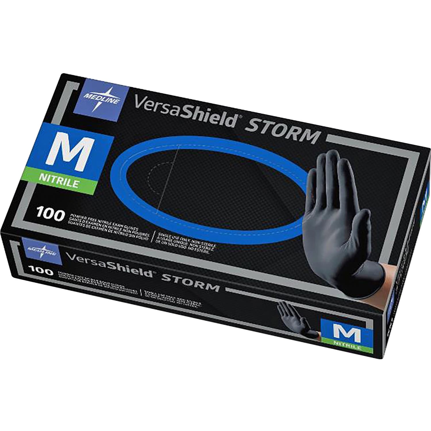Medline Venom Nonsterile Nitrile Exam Gloves, Medium, Box Of 100 - Image 3