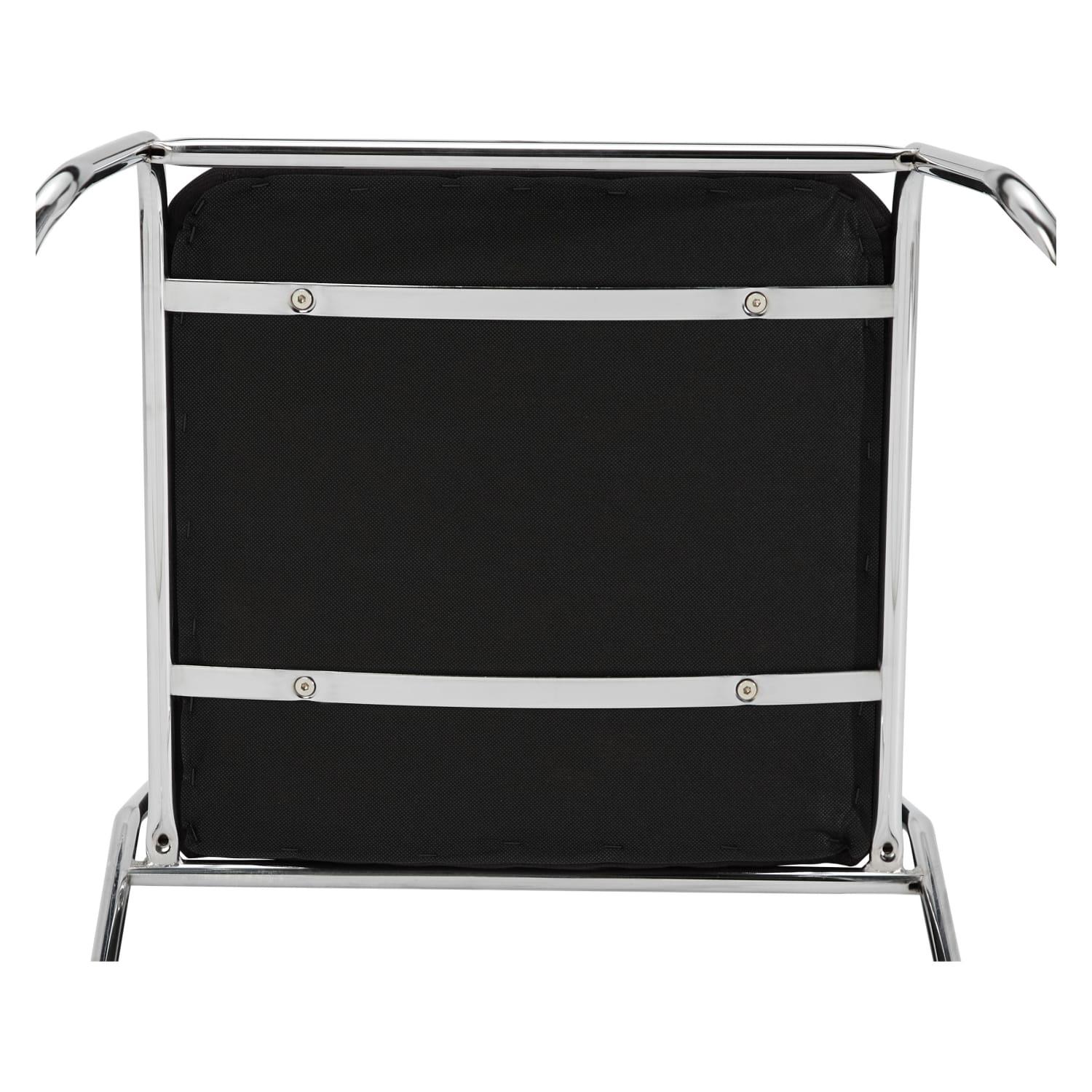 National Public Seating 8600 Padded Signature Stack Chairs BlackChrome Set Of 2 Chairs PopularChairscom