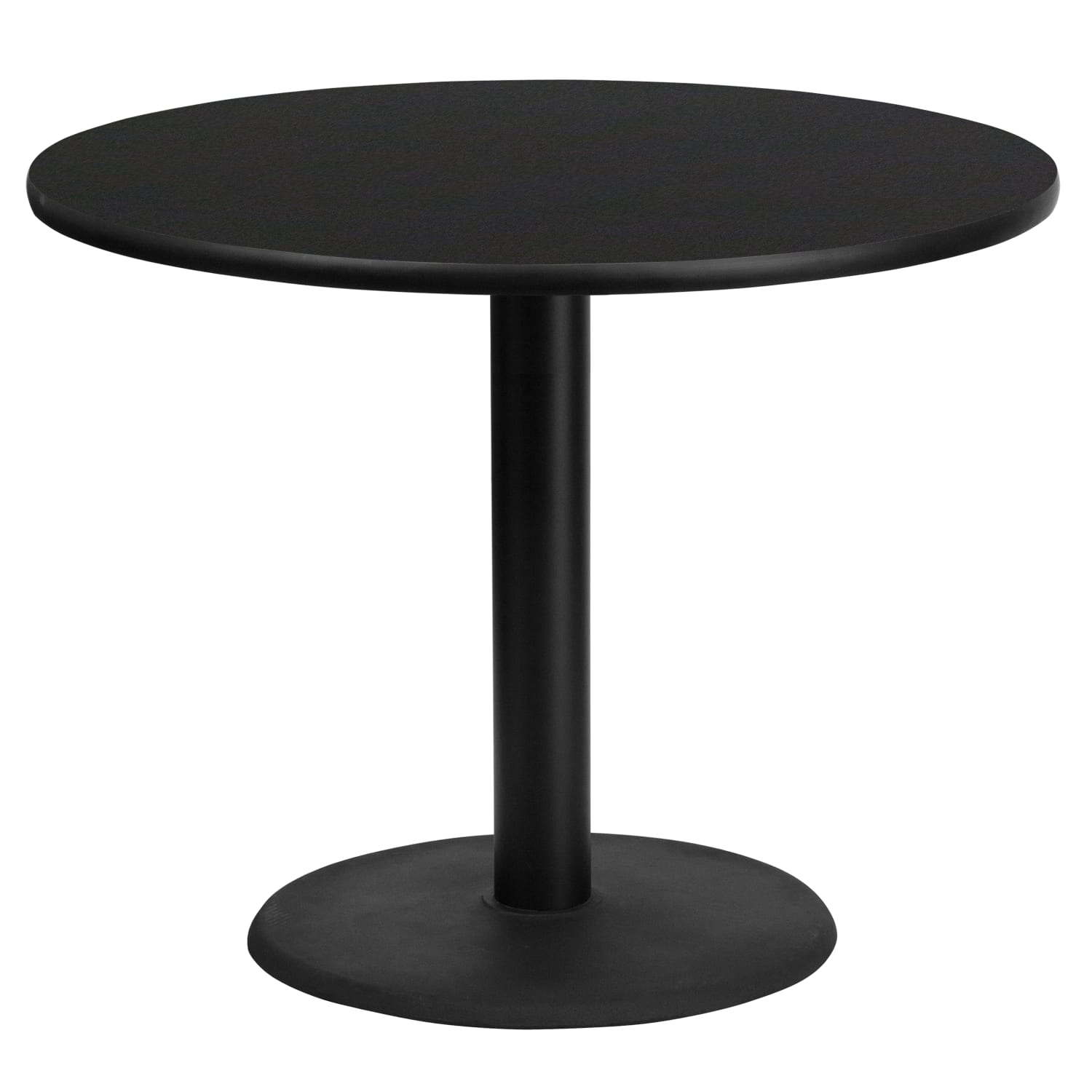 Flash Furniture Round Hospitality Table, 31-1/8inH x 36inW x 36inD, Black - Image 3