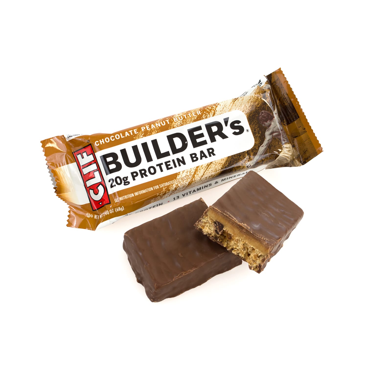 Clif Bar Builders 20g Protein Bar Variety Pack, 2.4 oz, Pack Of 18 - Image 3