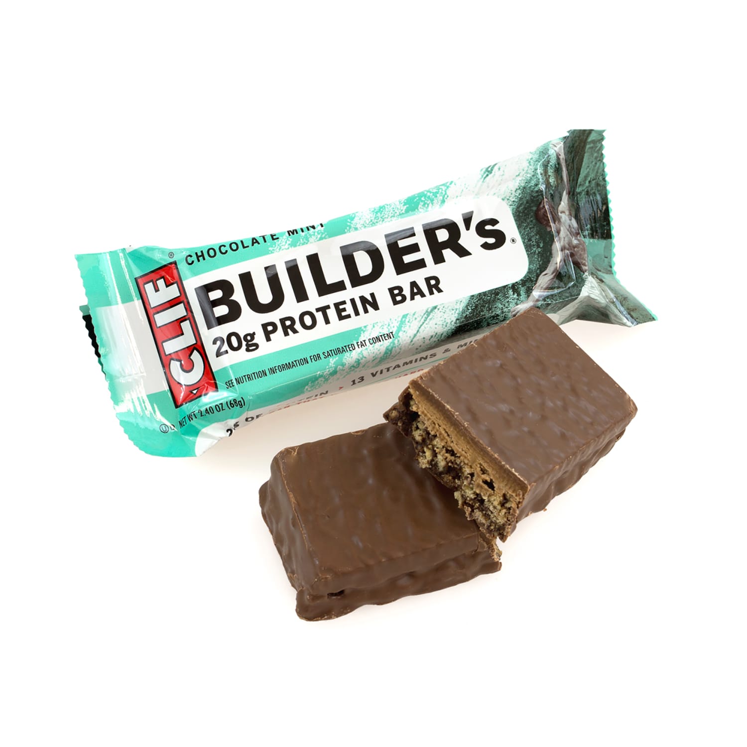 Clif Bar Builders 20g Protein Bar Variety Pack, 2.4 oz, Pack Of 18 - Image 4