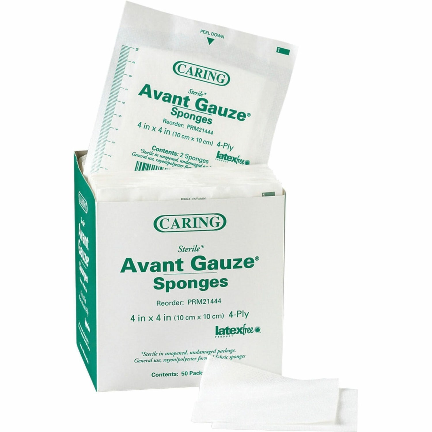 Medline Sterile Gauze Sponges, 4in x 4in, 4-Ply, Pack Of 50 - Image 3