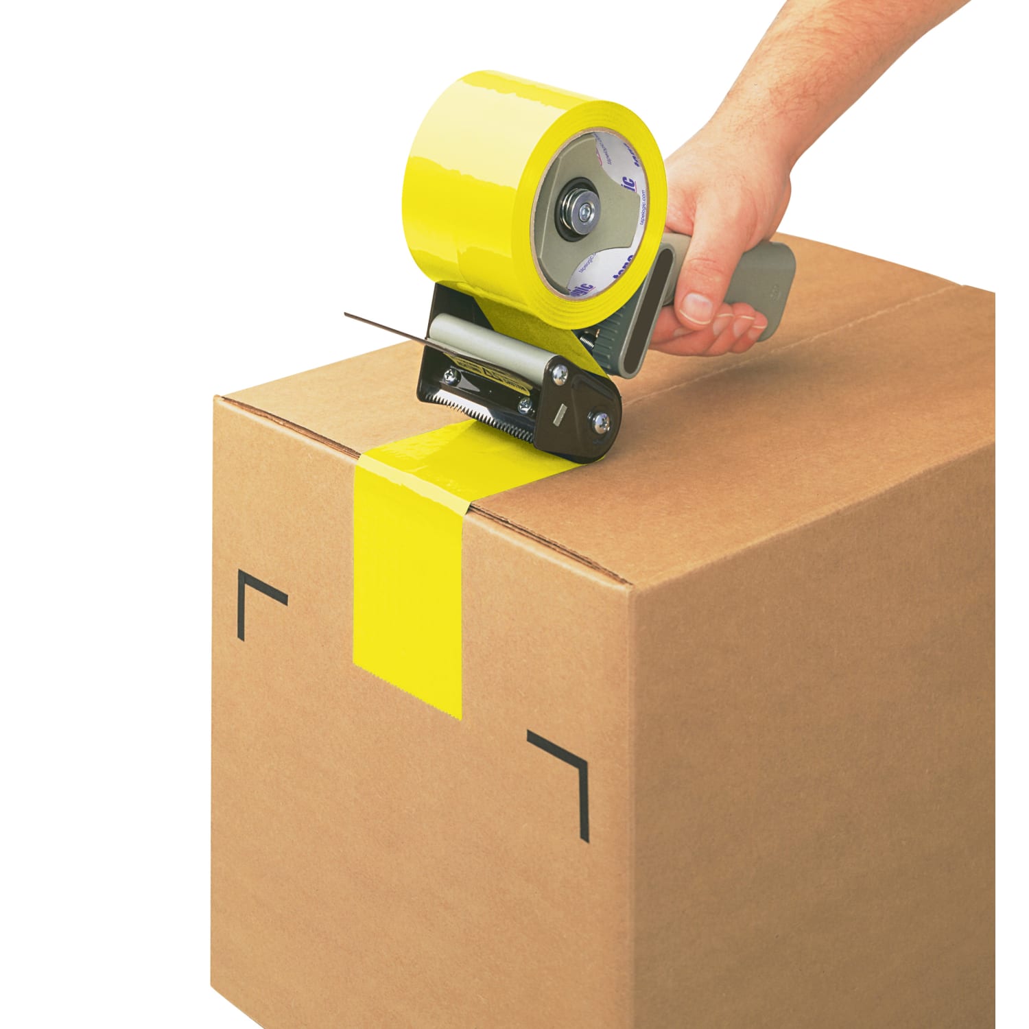 Tape Logic Carton Sealing Tape, 2in x 55 Yd., Yellow, Case Of 36 - Image 5