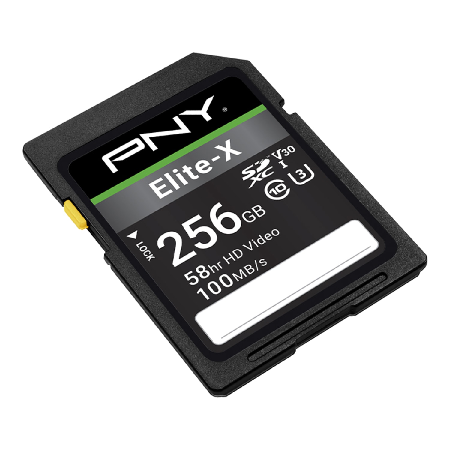 PNY Elite-X Class 10 U3 V30 SDXC Memory Card, 256GB, P-SD256U3100EX-GE - Image 3