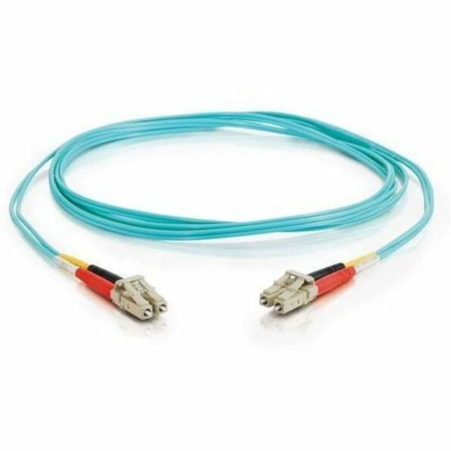 C2G 5m LC-LC 10Gb 50/125 Duplex Multimode OM3 Fiber Cable - Aqua - 16ft - Patch cable - LC multi-mode (M) to LC multi-mode (M) - 5 m - fiber optic - duplex - 50 / 125 micron - OM3 - aqua - Image 3