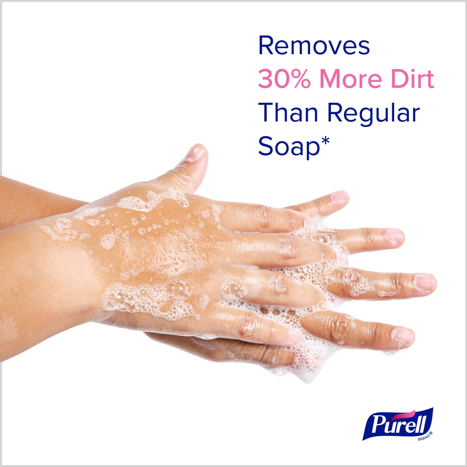 PURELL HEALTHY SOAP With CLEAN RELEASE Technology Foam ES10 Refills, Fragrance Free, 1200 mL, Clear, Case Of 2 Refills - Image 4