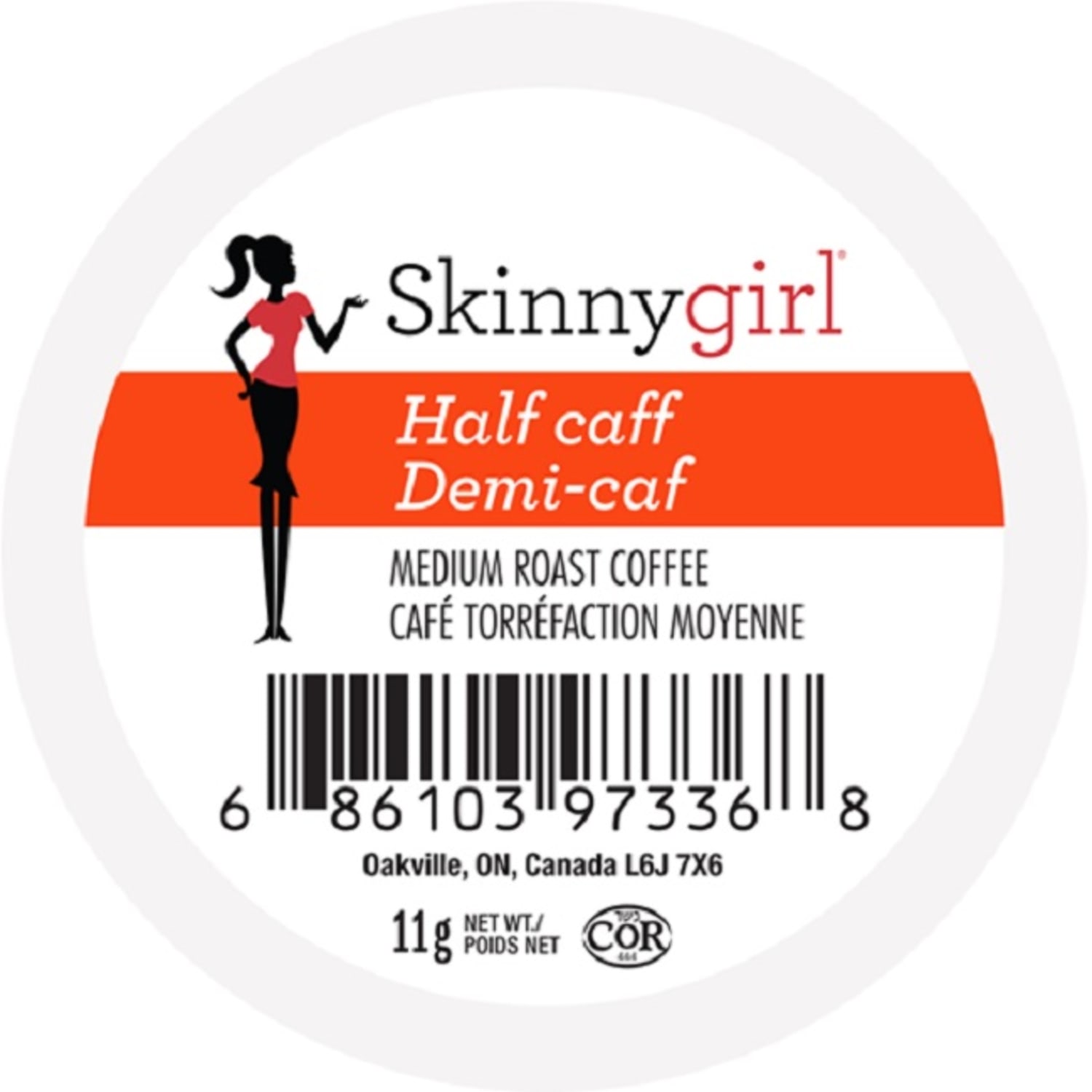 Skinnygirl Single-Serve K-Cup Coffee, Half-Caff Reduced Caffeine Medium Roast, Box Of 24 Pods - Image 3