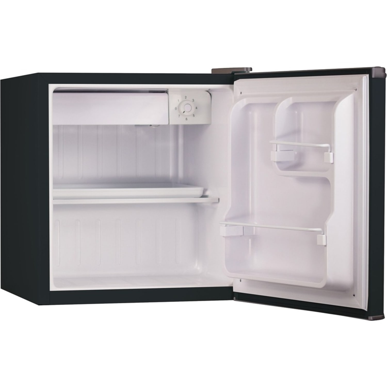 Black+Decker BCRK17B 1.7 Cubic-ft Refrigerator/Freezer (Black) - 1.70 ft3 - Reversible - Black - Image 4