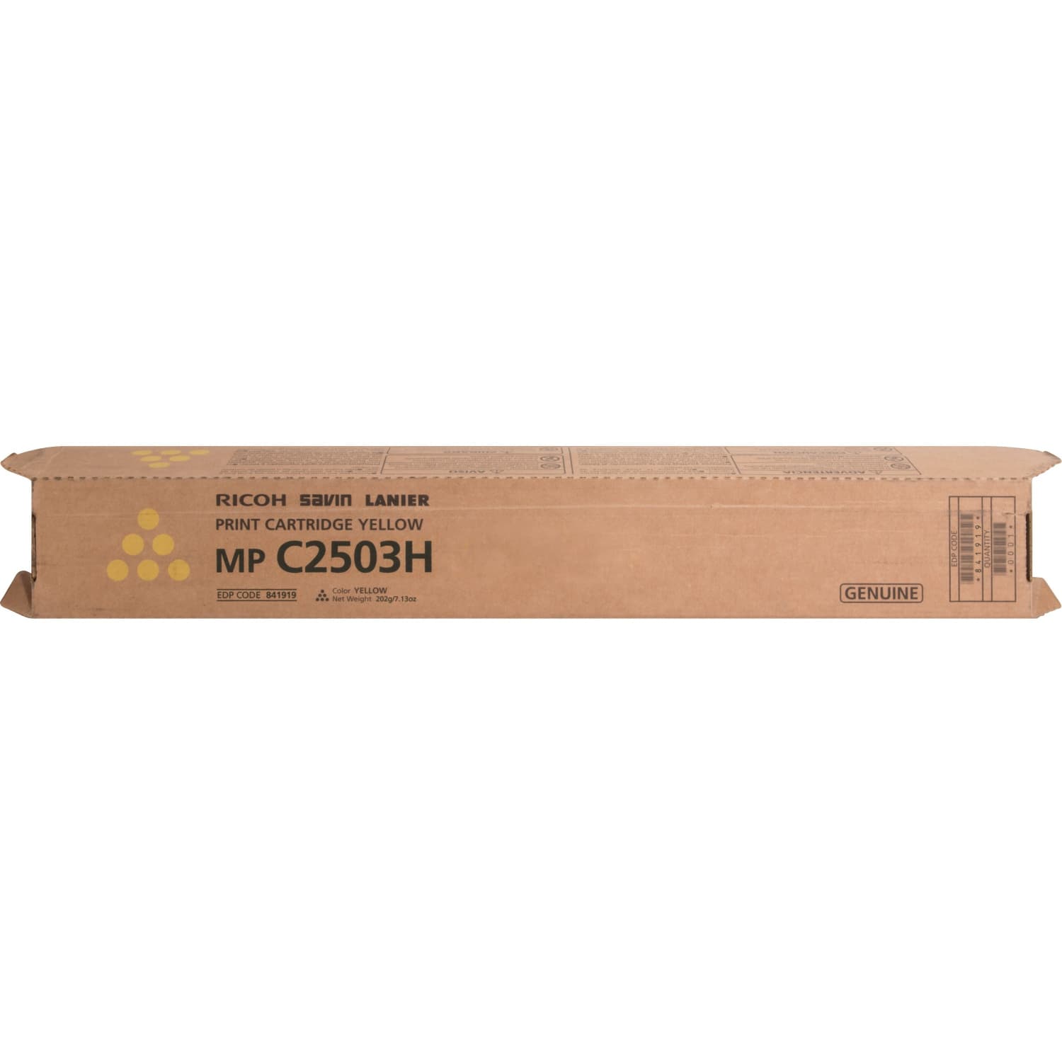 Ricoh Original Laser Toner Cartridge - Yellow - 1 Each - 9500 Pages - Image 4