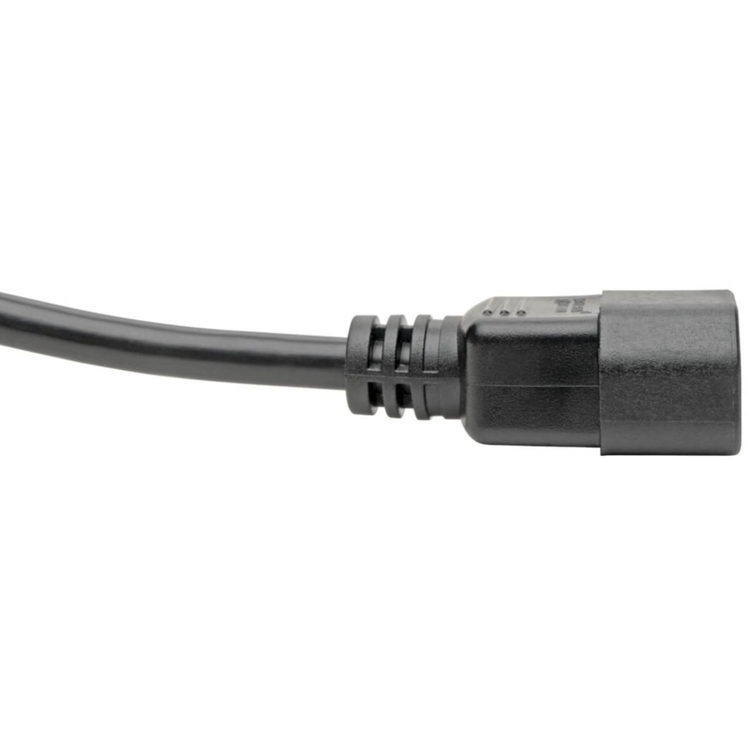 Eaton Tripp Lite Series Power Extension Cord, Locking C13 to C14 PDU Style - 10A, 250V, 18 AWG, 1 ft. (0.31 m) - P004L01 - Image 3