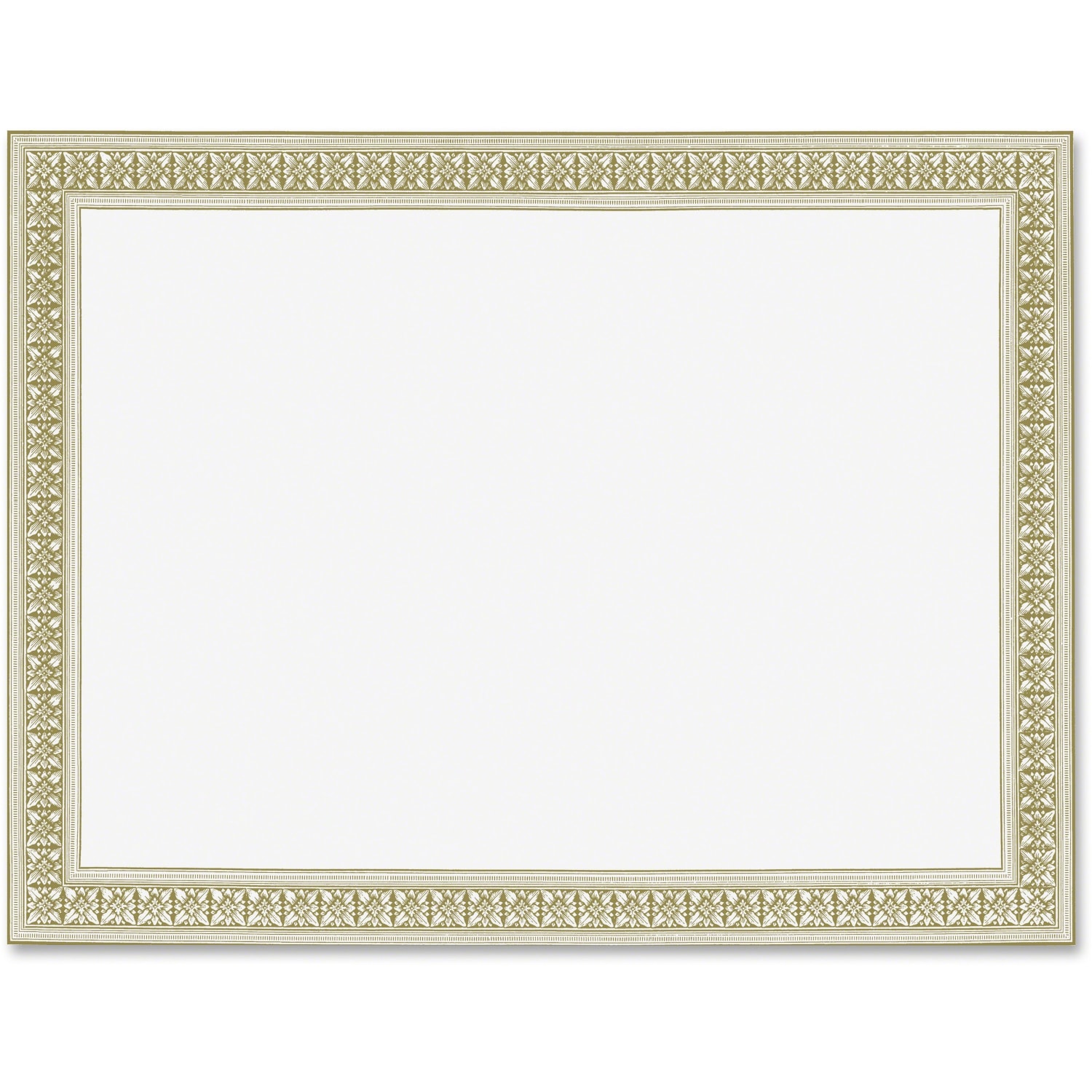 Geographics Foil Certificates, 8-1/2in x 11in, Gold Flourish, Pack Of 12 - Image 3